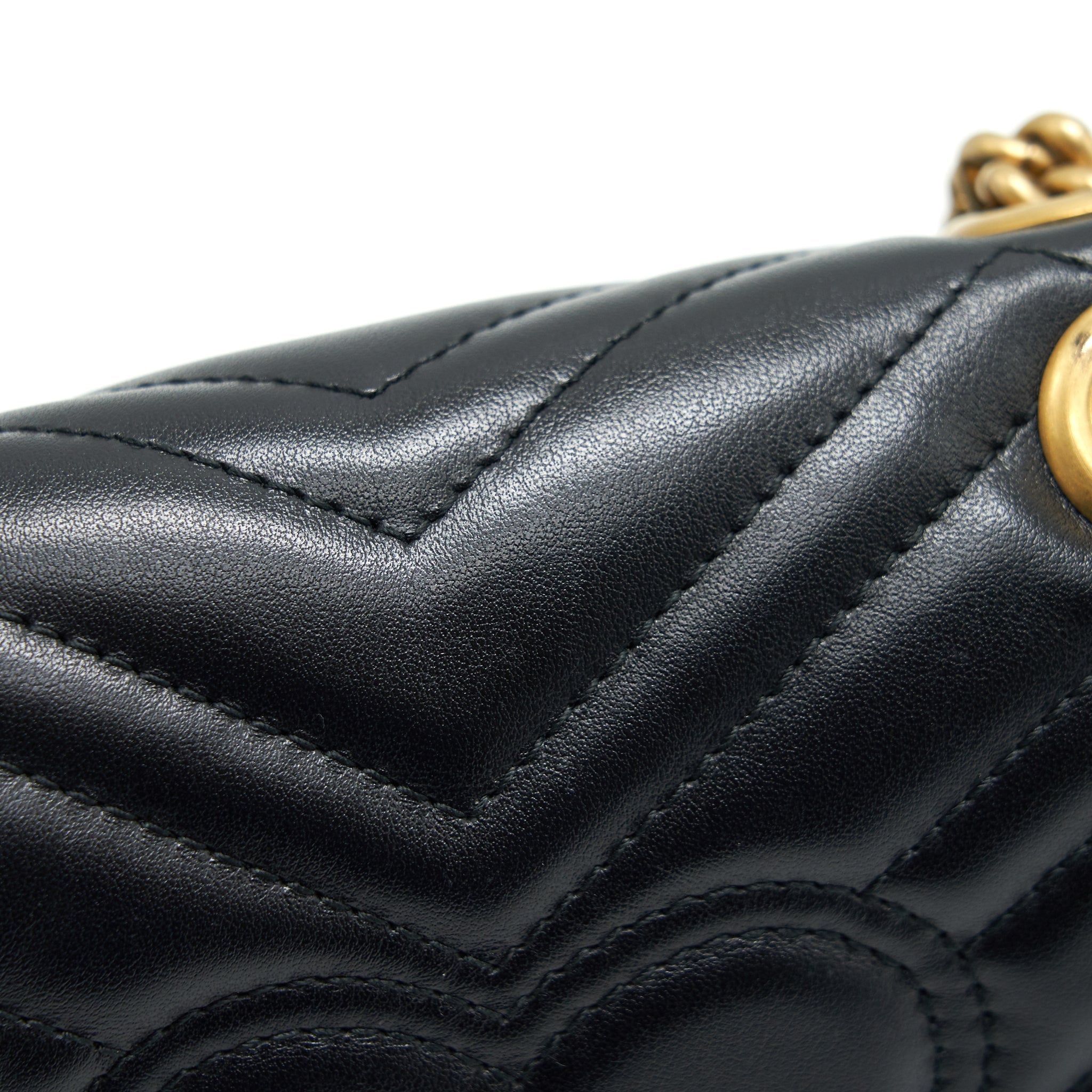 GUCCI GG MINI MARMONT BLACK