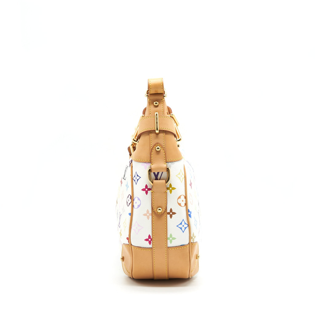 LOUIS VUITTON GRETA BAG MONOGRAM WHITE MULTICOLOR