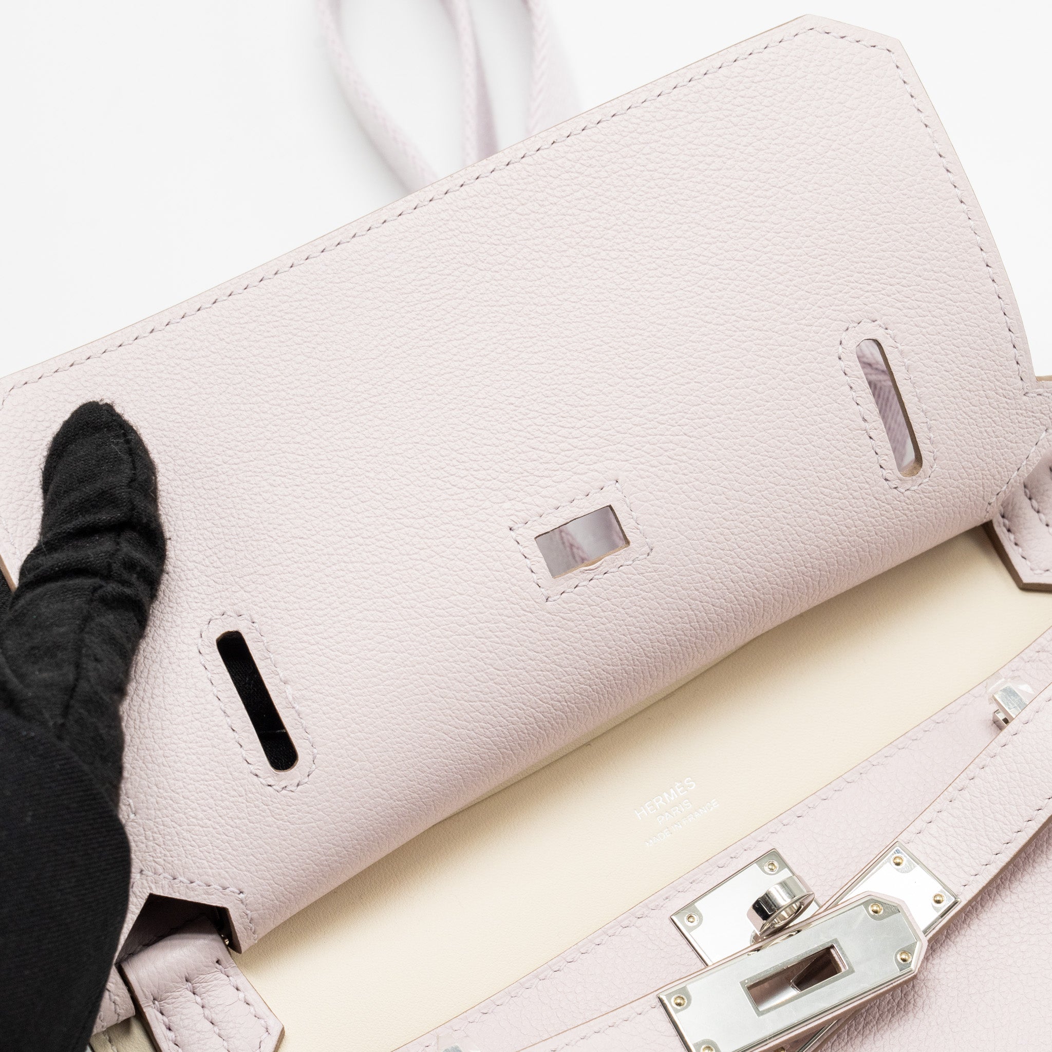 HERMES MINI JYPSIERE EVERCOLOR MAUVE PALE SHW