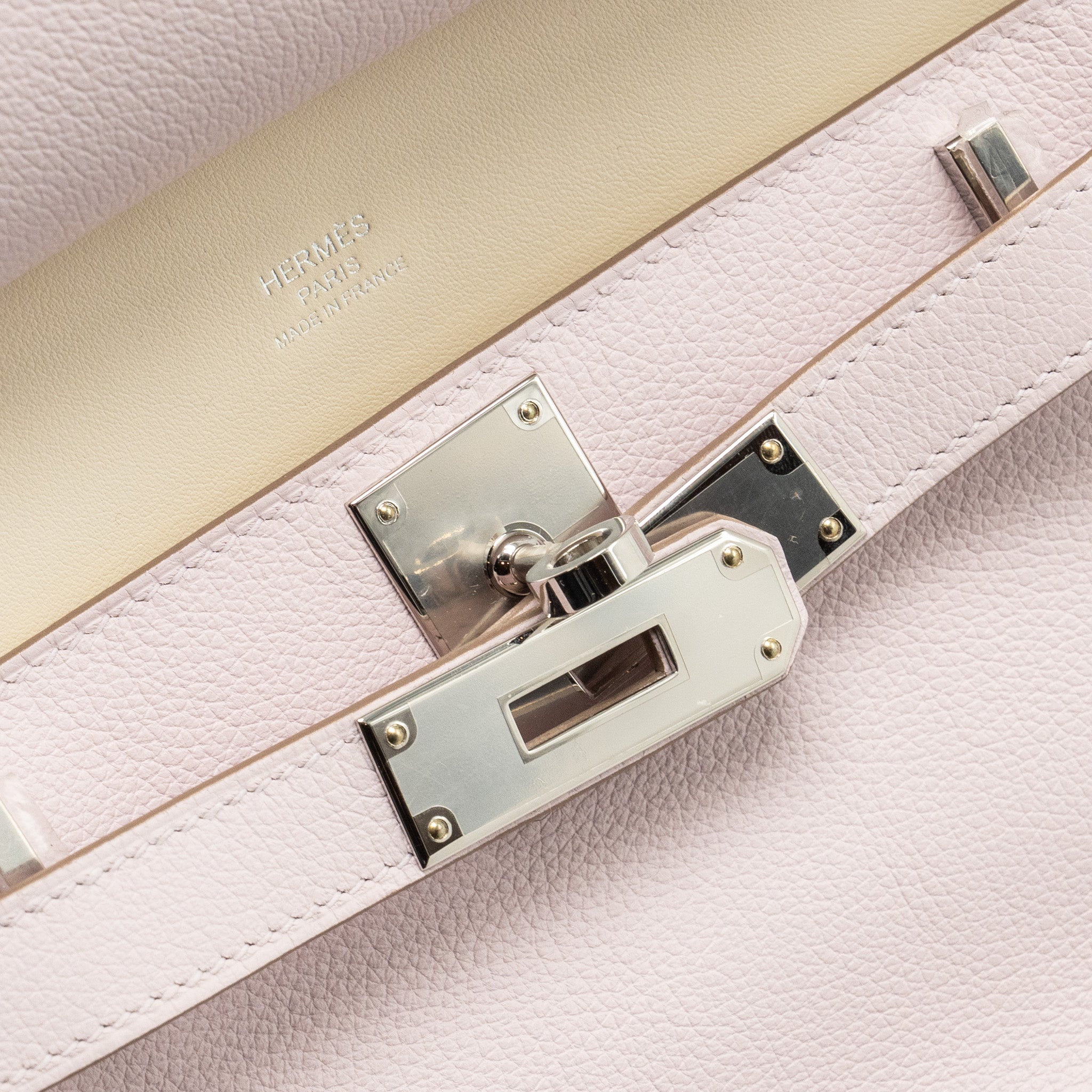 HERMES MINI JYPSIERE EVERCOLOR MAUVE PALE SHW