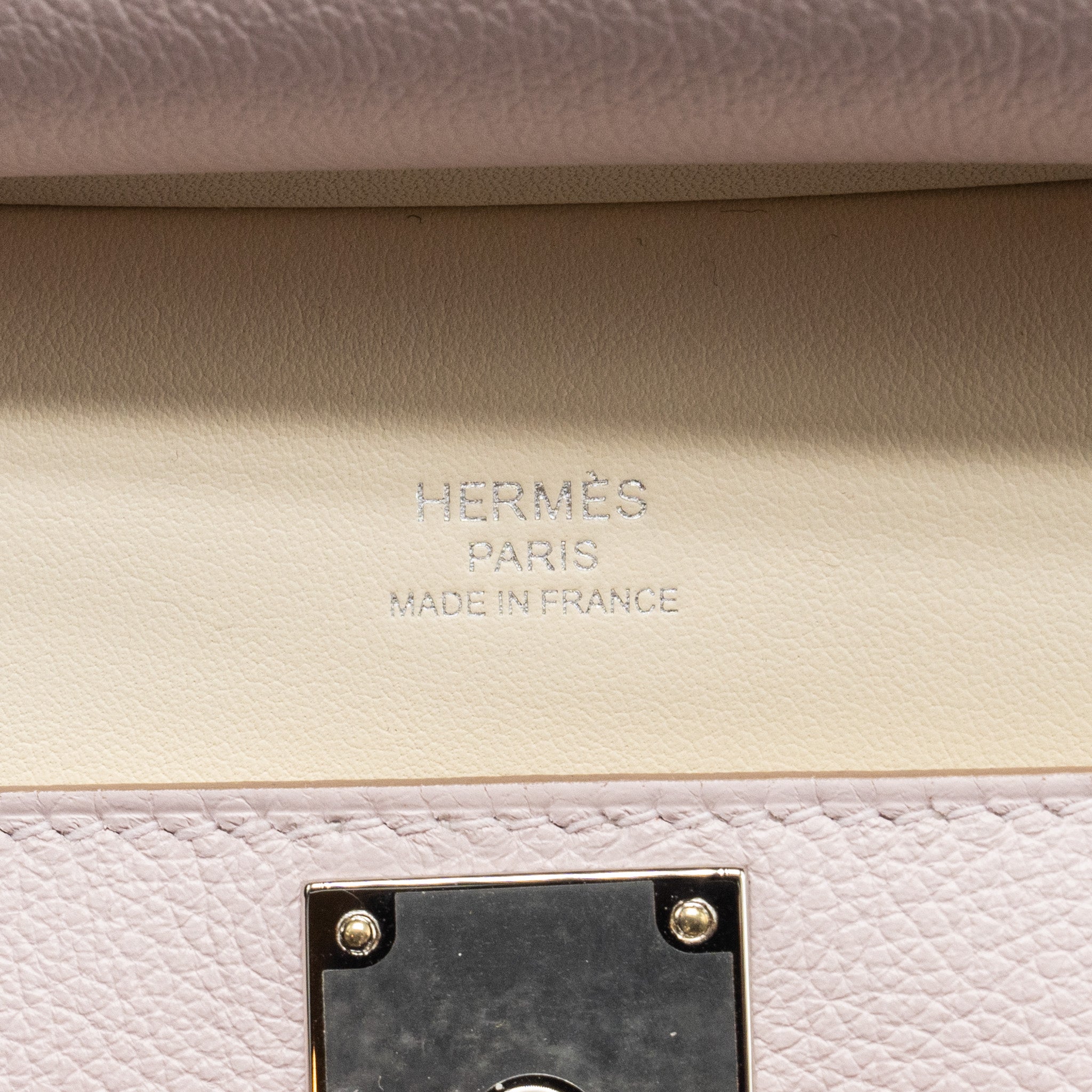 HERMES MINI JYPSIERE EVERCOLOR MAUVE PALE SHW