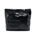 CHANEL MEDIUM 22 BAG SHINY CALFSKIN SO BLACK WITH BLACK HARDWARE (MICROCHIP)
