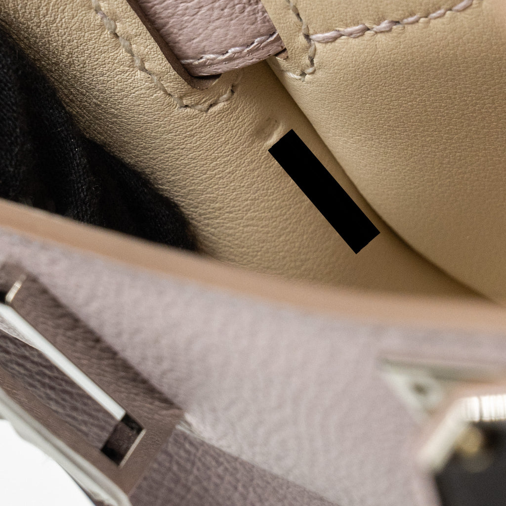 HERMES MINI JYPSIERE EVERCOLOR MAUVE PALE SHW