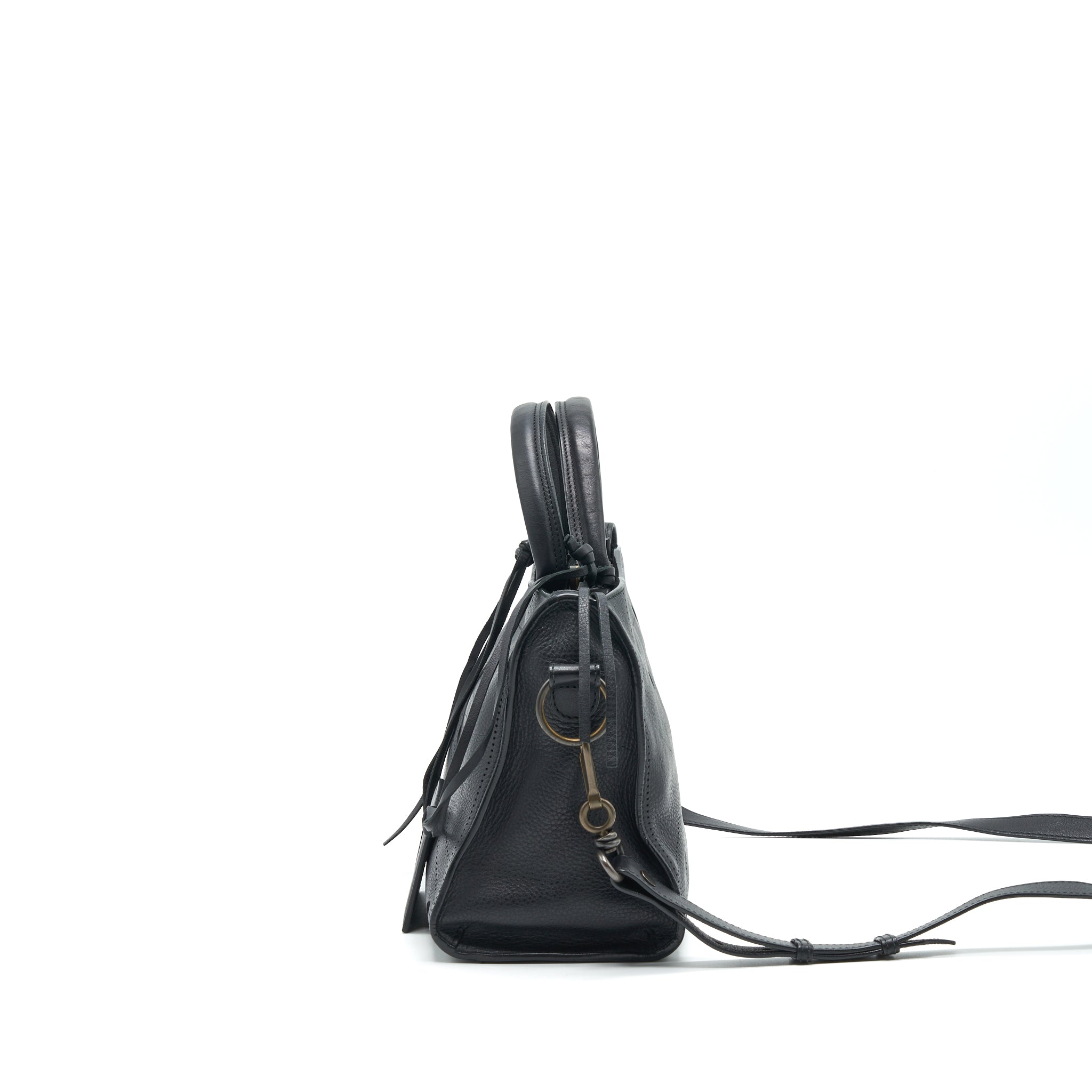 BALENCIAGA STUD FREE BLACKOUT CITY BAG
