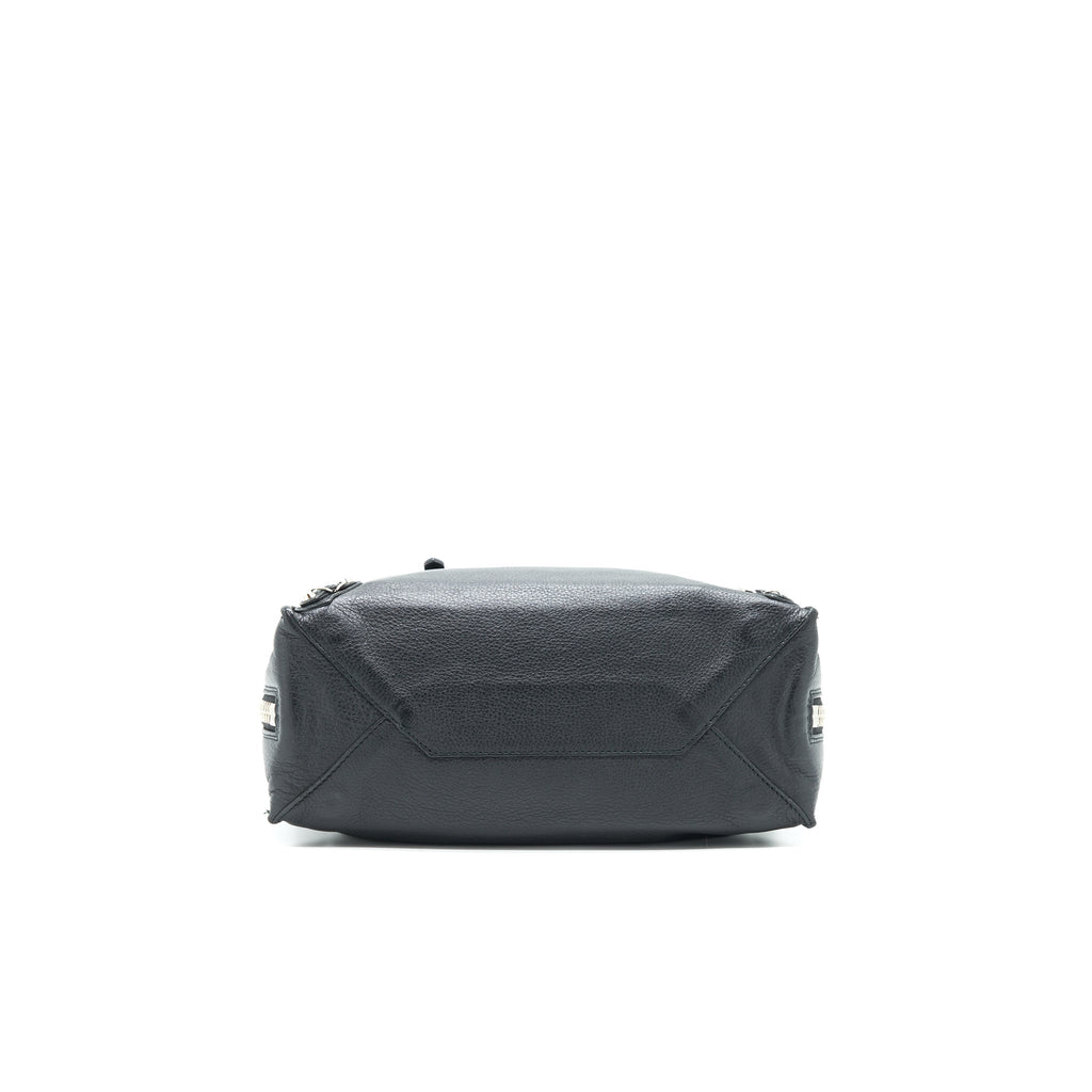 BALENCIAGA PAPIER A4 CLASSIC STUDS BAG LEATHER BLACK