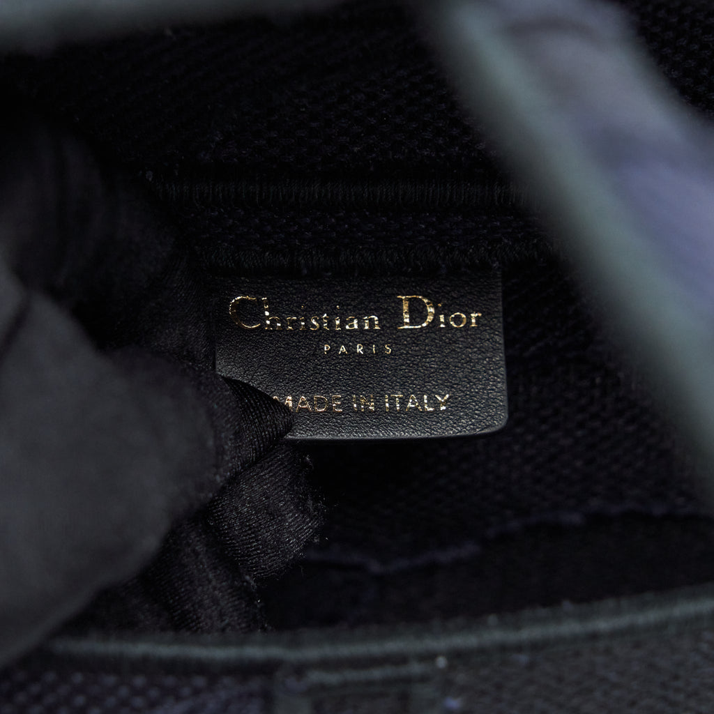 DIOR MEDIUM SADDLE BAG LIMITED EDITION NAVY GHW