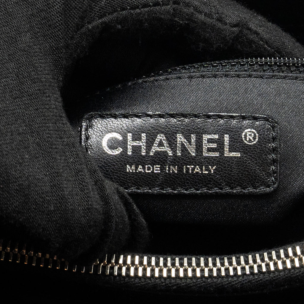 CHANEL GRAND SHOPPING TOTE BAG CAVIAR BLACK SHW