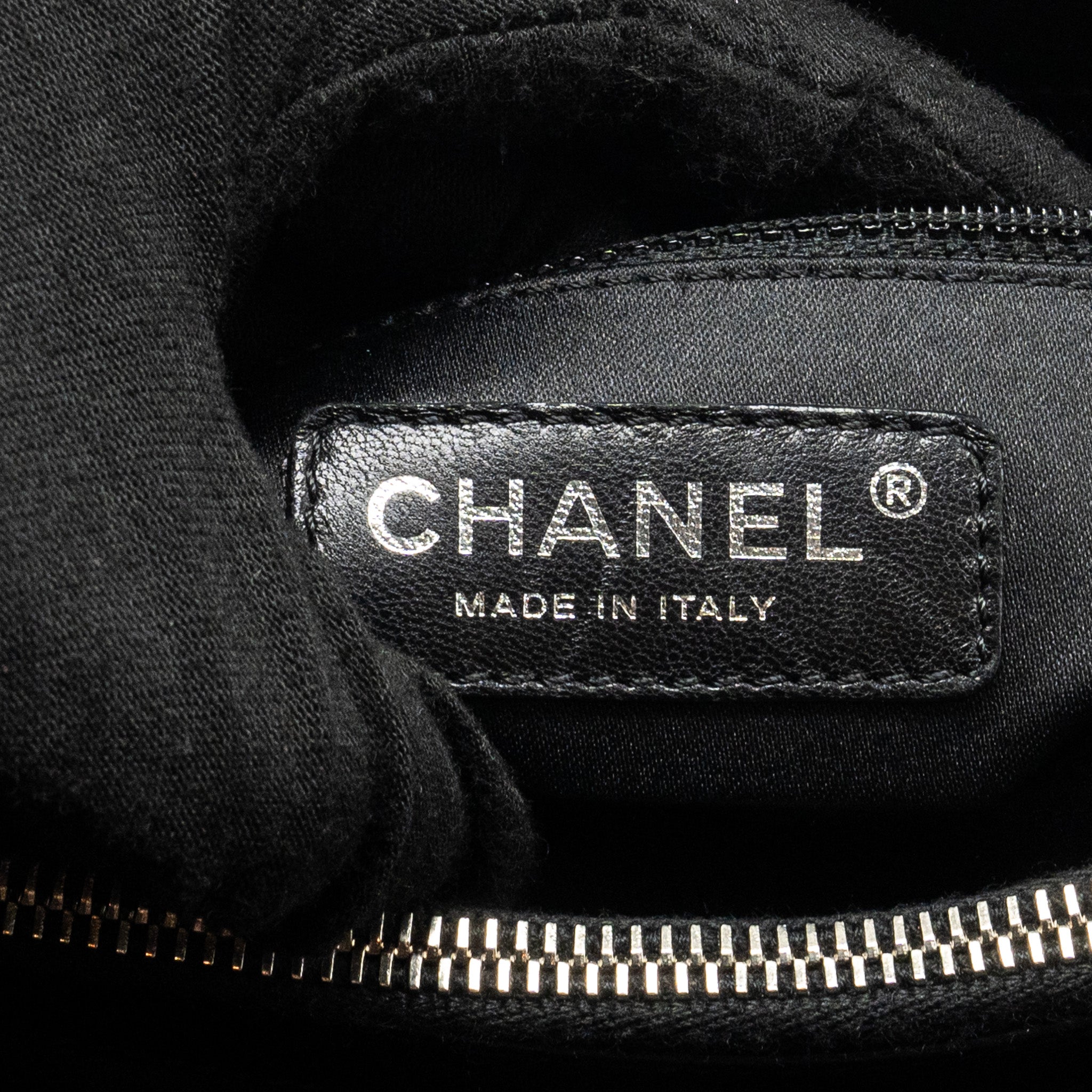 CHANEL GRAND SHOPPING TOTE BAG CAVIAR BLACK SHW
