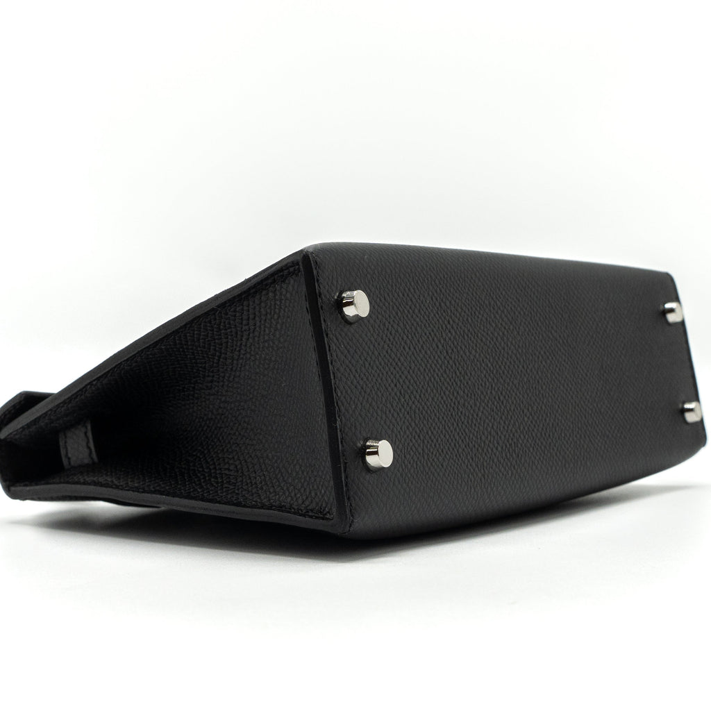 HERMES MINI KELLY EPSOM BLACK SHW