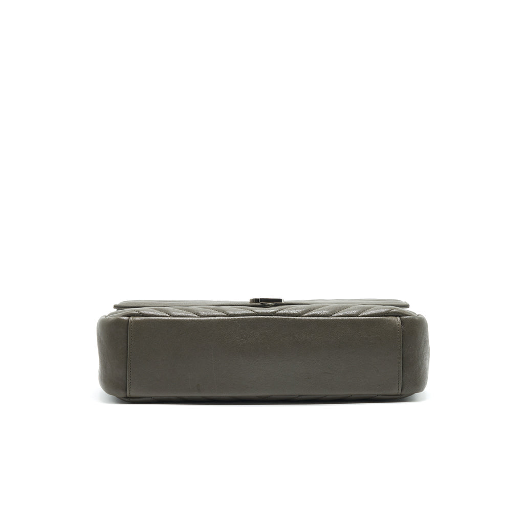 YSL COLLEGE LARGE SIZE OLIVE GREY COLOUR IN SHW