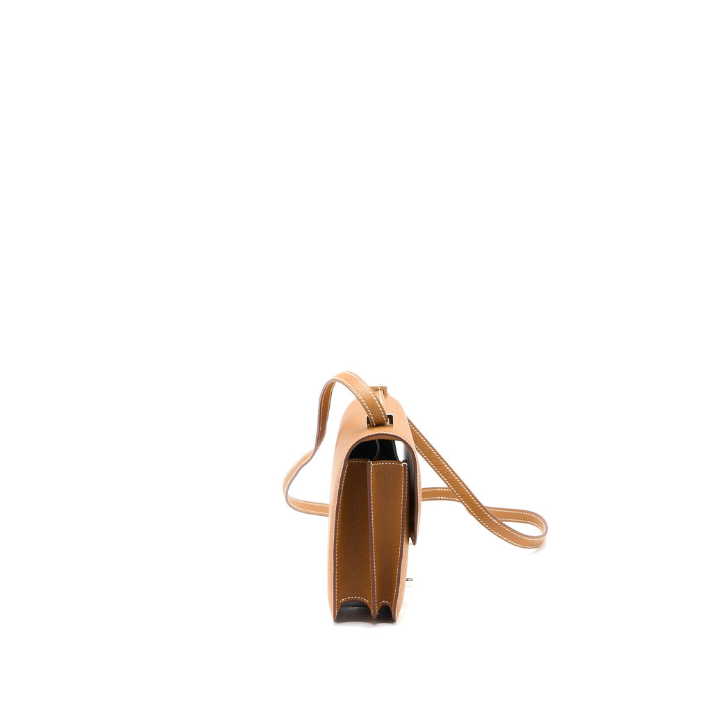 HERMES CONSTANCE MINI EPSOM GOLD SHW