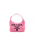 PRADA REEDITION 2000 TERRY MINI BAG PINK