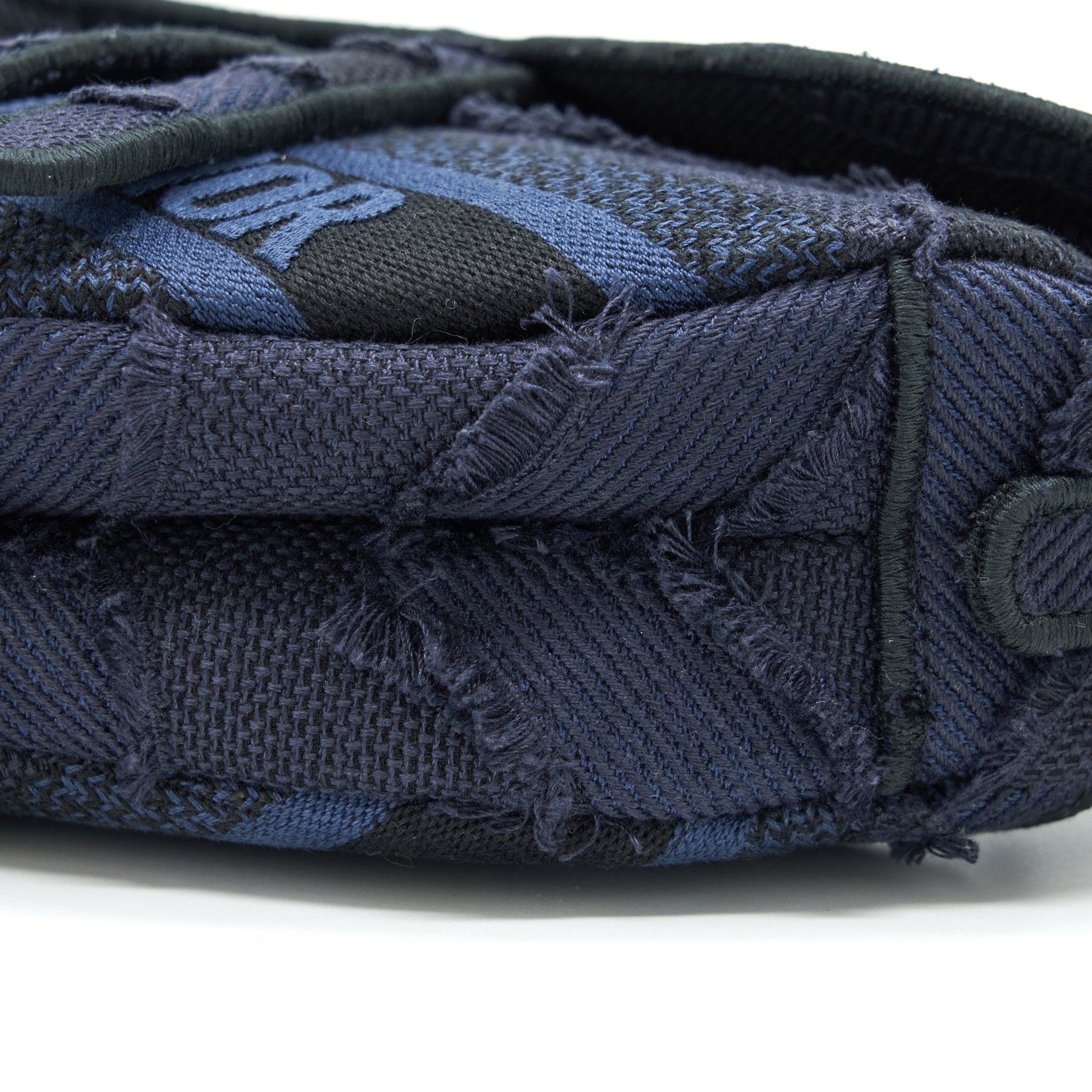 DIOR MEDIUM SADDLE BAG LIMITED EDITION NAVY GHW