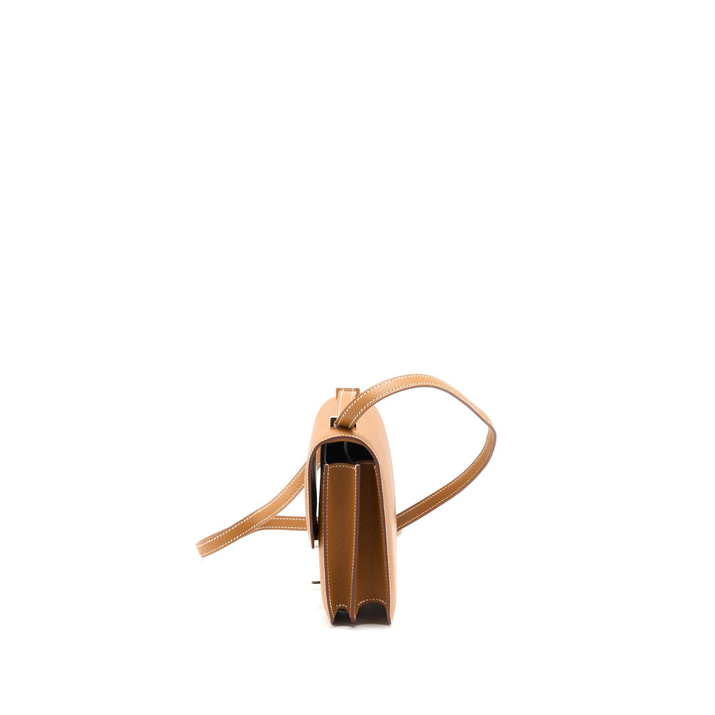 HERMES CONSTANCE MINI EPSOM GOLD SHW