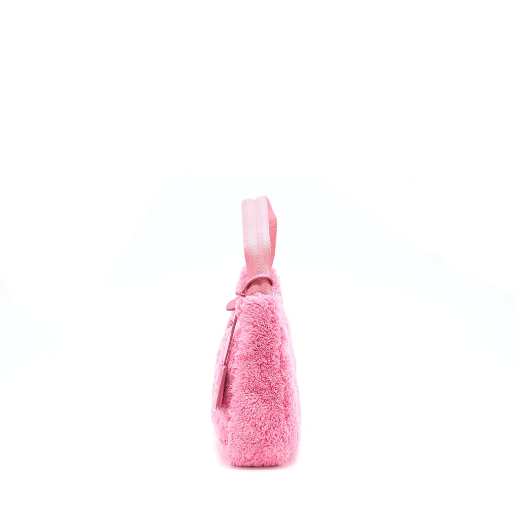 PRADA REEDITION 2000 TERRY MINI BAG PINK
