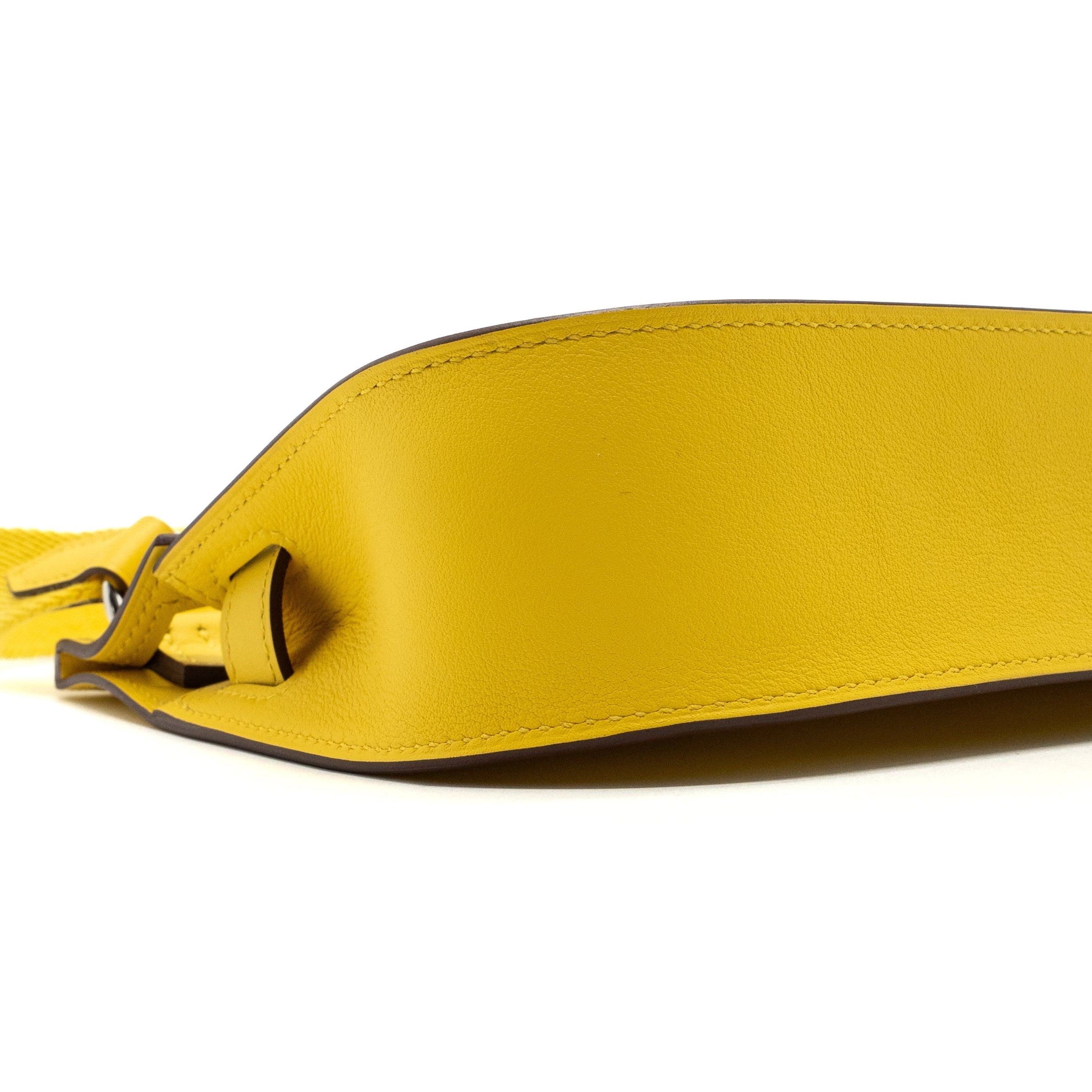 HERMES MINI JYPSIERE SWIFT/SANGLE WOOLY JAUNE NAPLES SHW