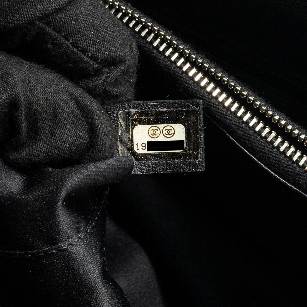 CHANEL GRAND SHOPPING TOTE BAG CAVIAR BLACK SHW