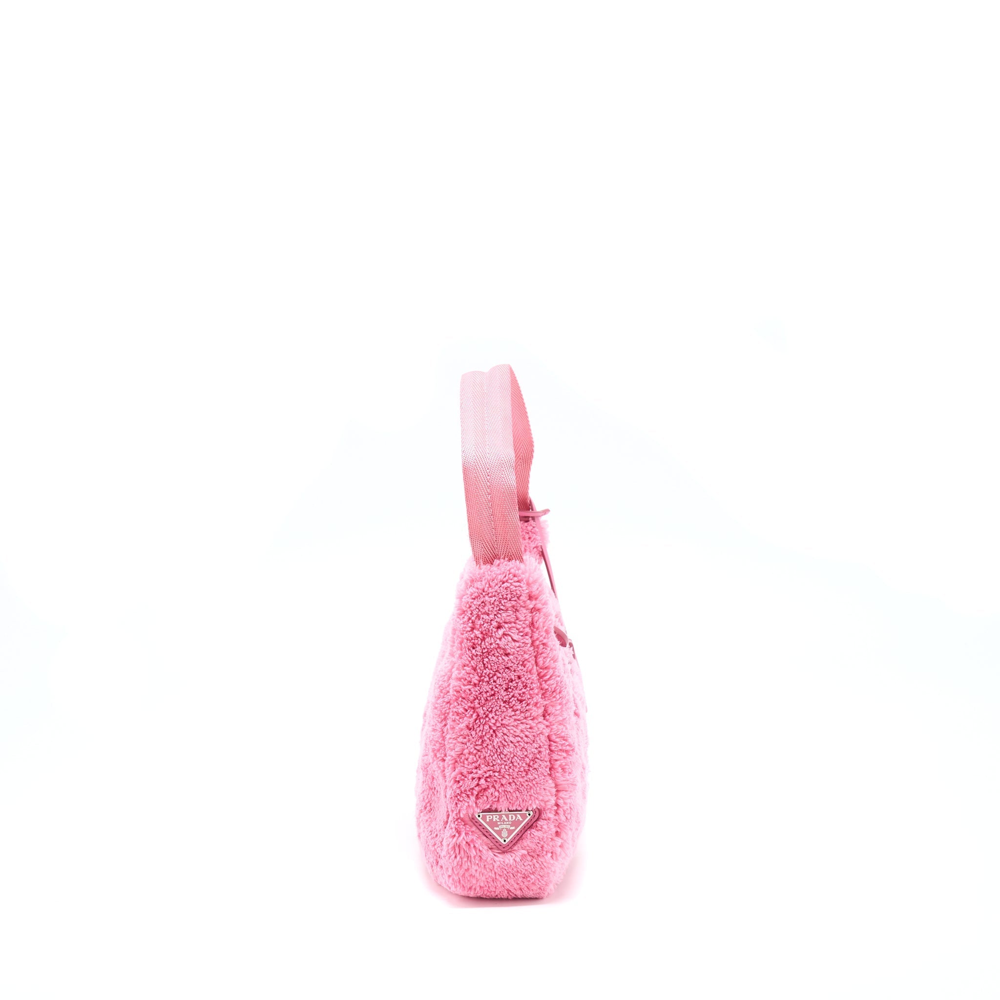 PRADA REEDITION 2000 TERRY MINI BAG PINK