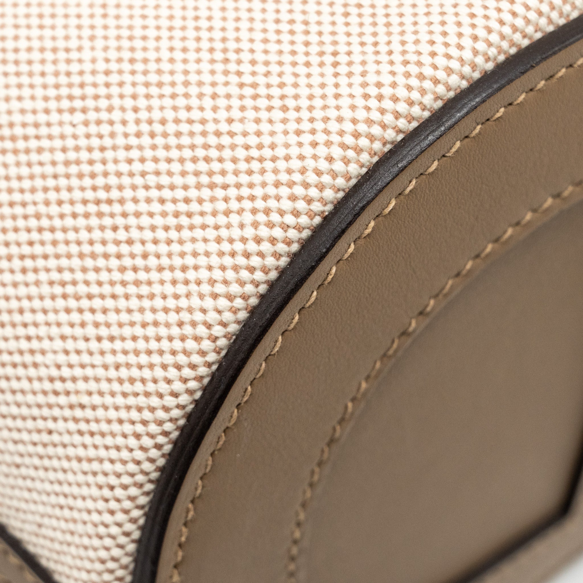 HERMES IN-THE-LOOP 18 BAG CANVAS / SWIFT ECRU-BEIGE/ BEIGE DE WEIMAR SHW
