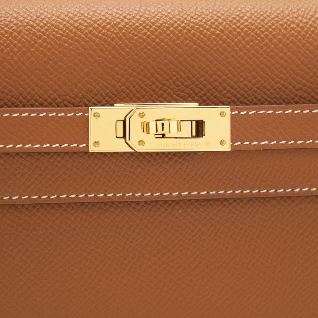 HERMES KELLY TO GO EPSOM GOLD GHW