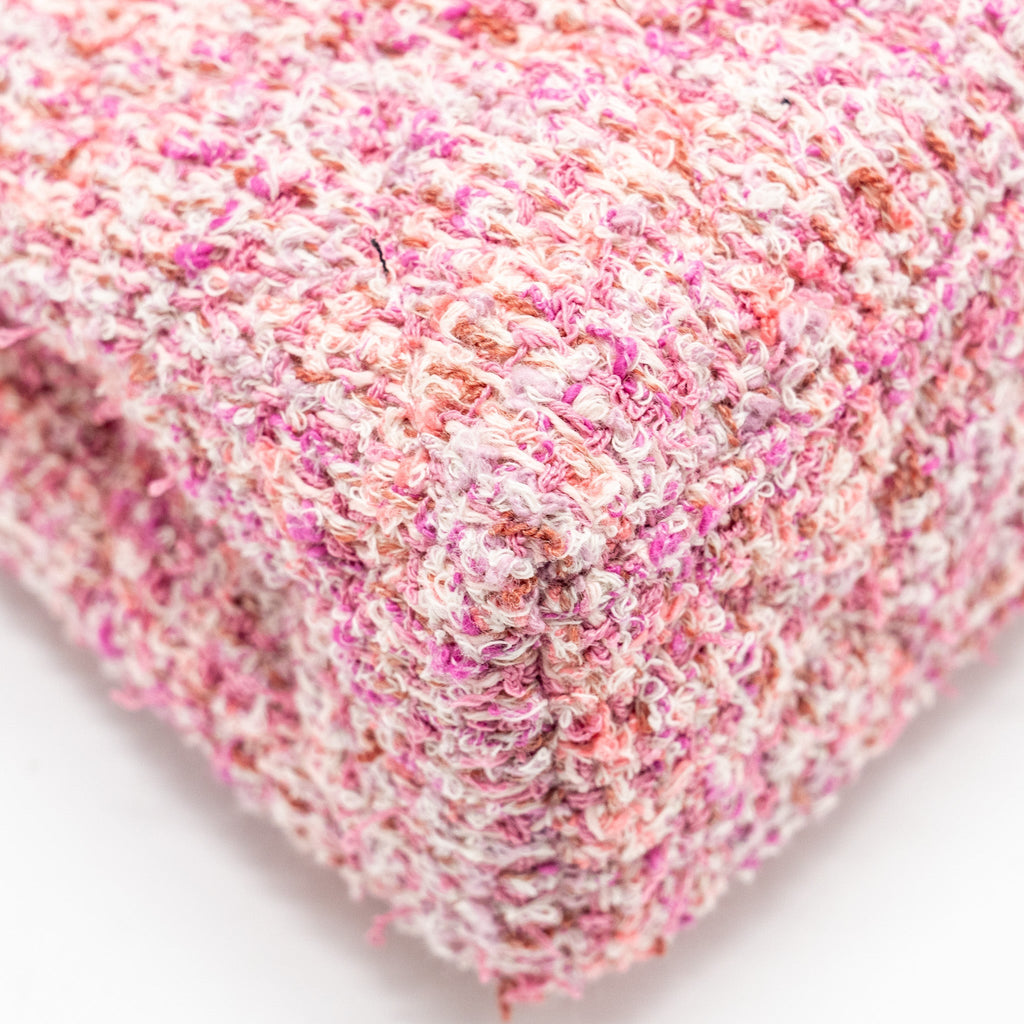 CHANEL 24P MINI KELLY/SHOPPING TOTE TWEED PINK/MULTICOLOUR GHW (MICROCHIP)