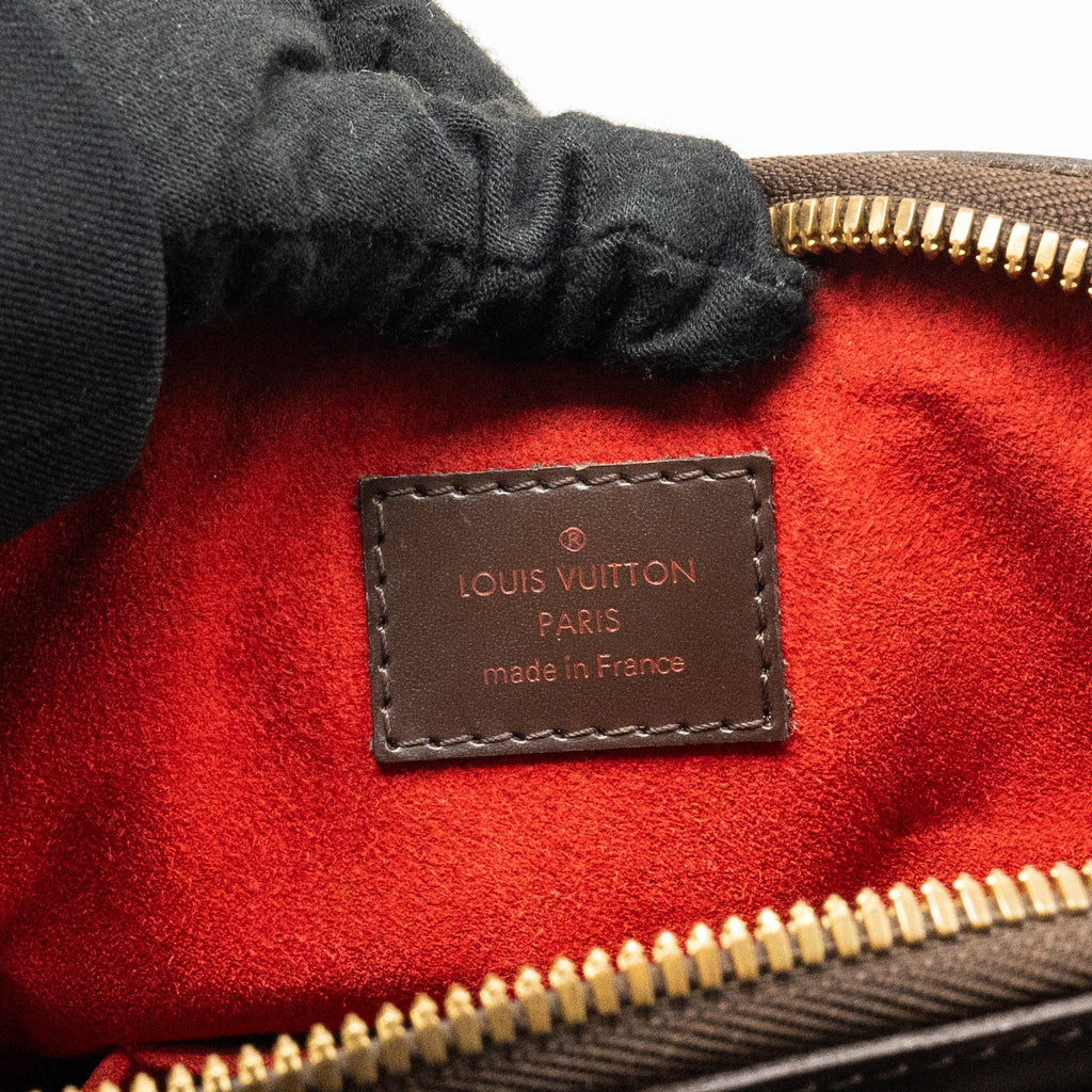 LOUIS VUITTON TREVI TOTE BAG DAMIER EBENE CANVAS GHW