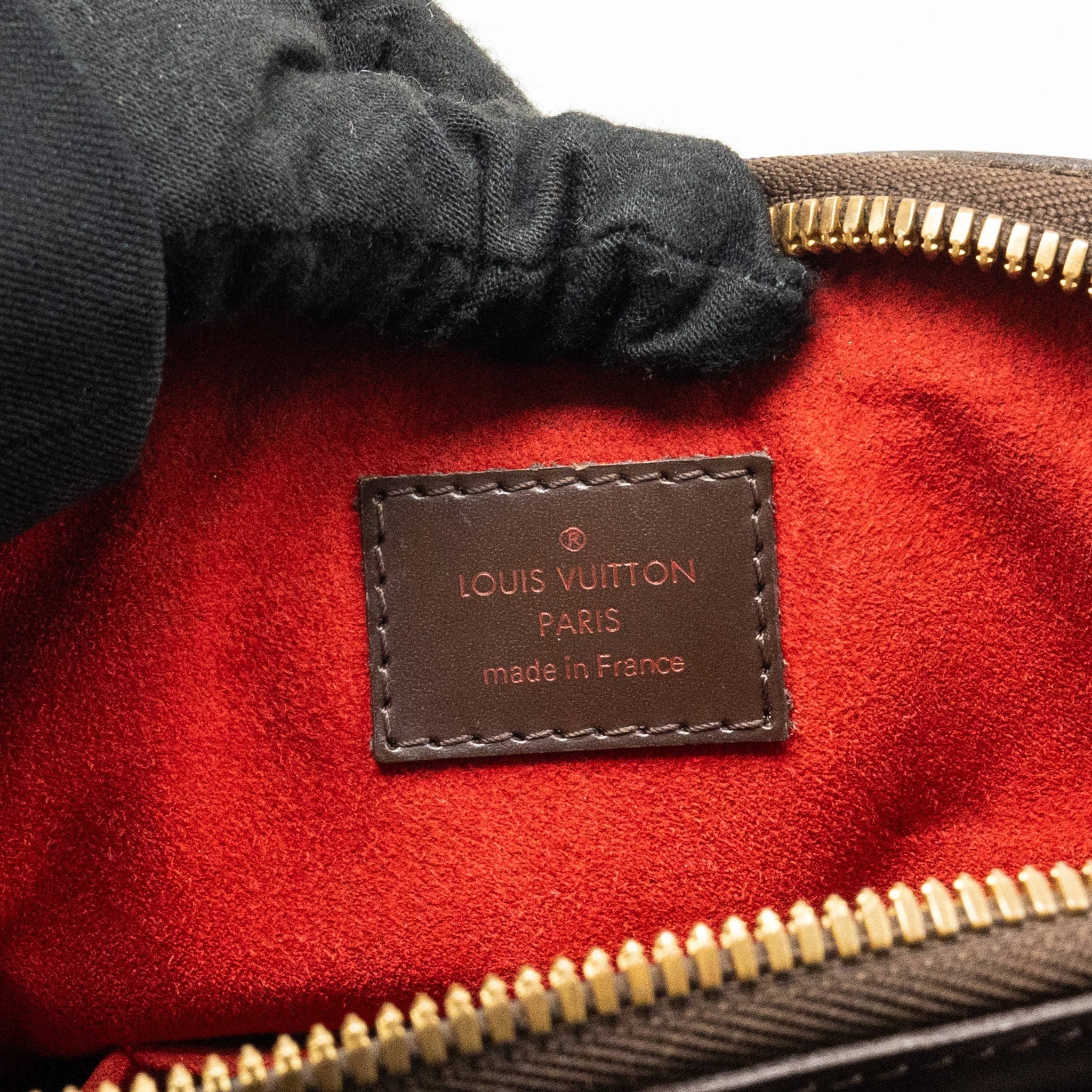 LOUIS VUITTON TREVI TOTE BAG DAMIER EBENE CANVAS GHW