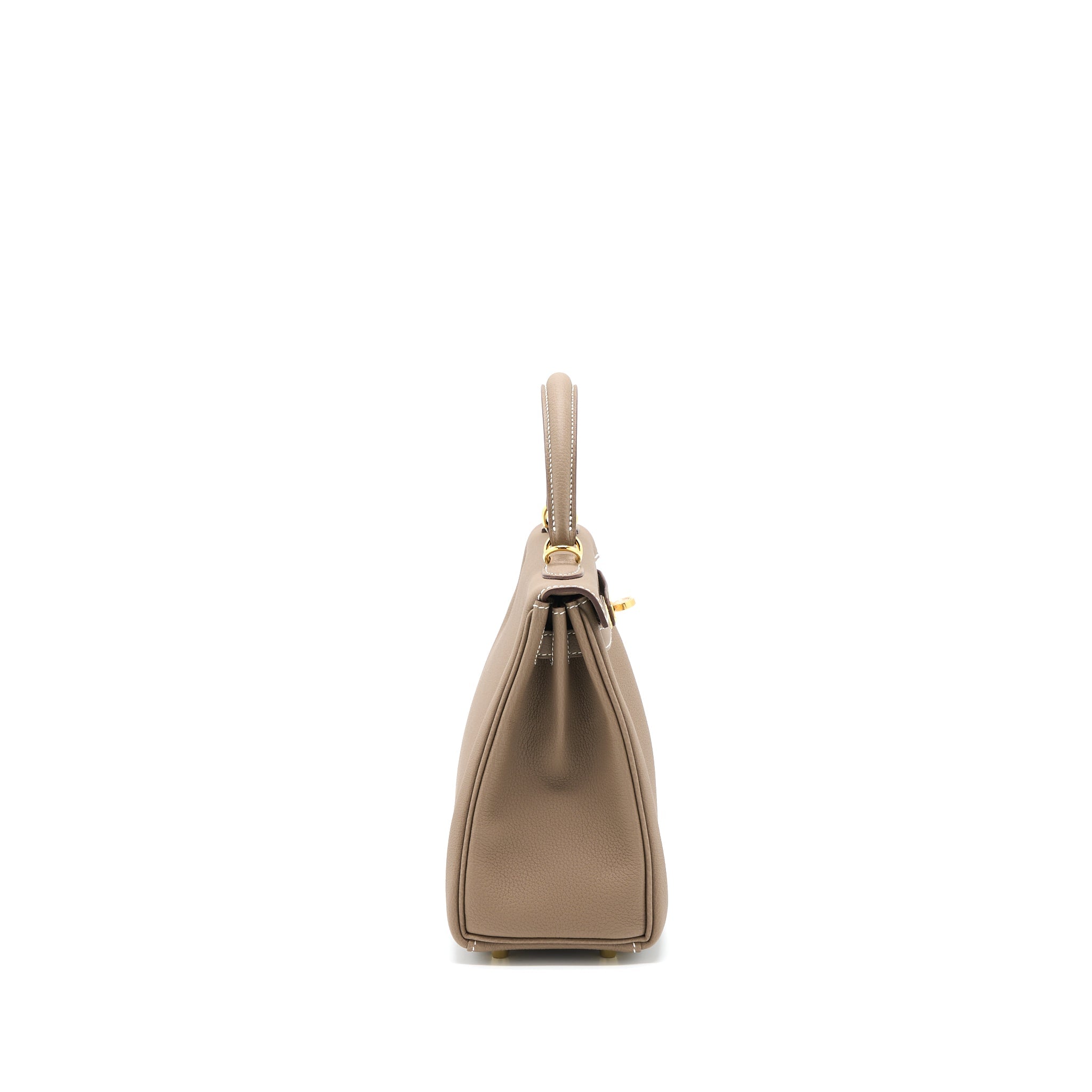 HERMES KELLY 25 TOGO ETOUPE GHW