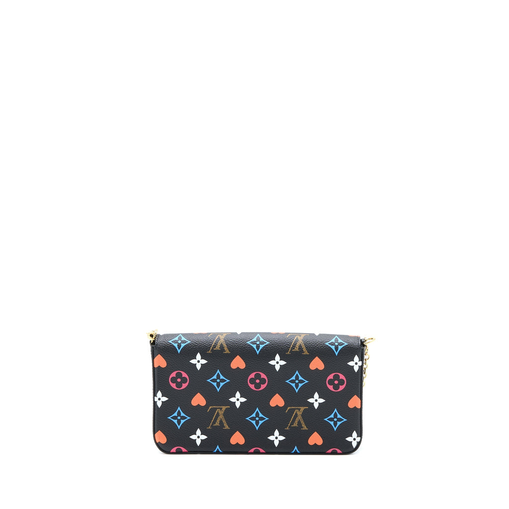 LOUIS VUITTON LIMITED EDITION FELICIE MULTICOLOUR MONOGRAM CANVAS GHW