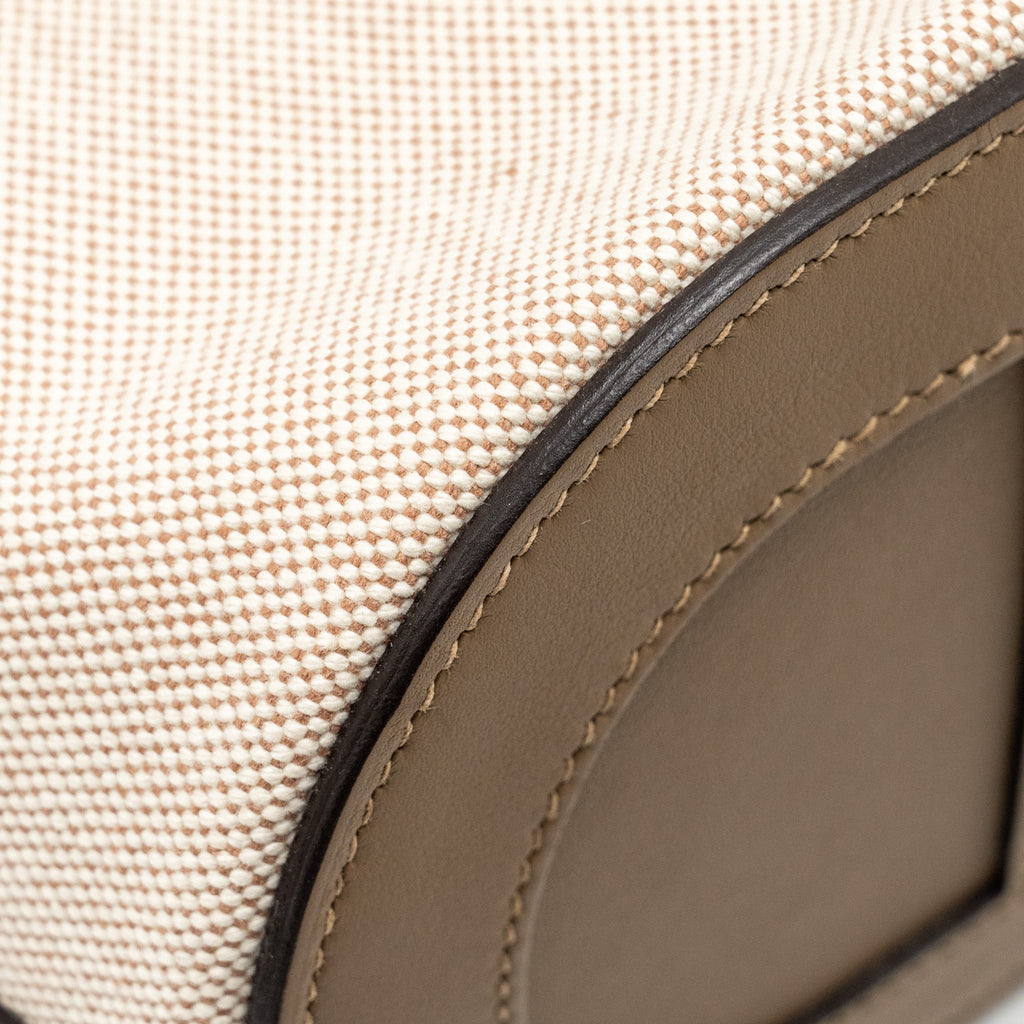 HERMES IN-THE-LOOP 18 BAG CANVAS / SWIFT ECRU-BEIGE/ BEIGE DE WEIMAR SHW