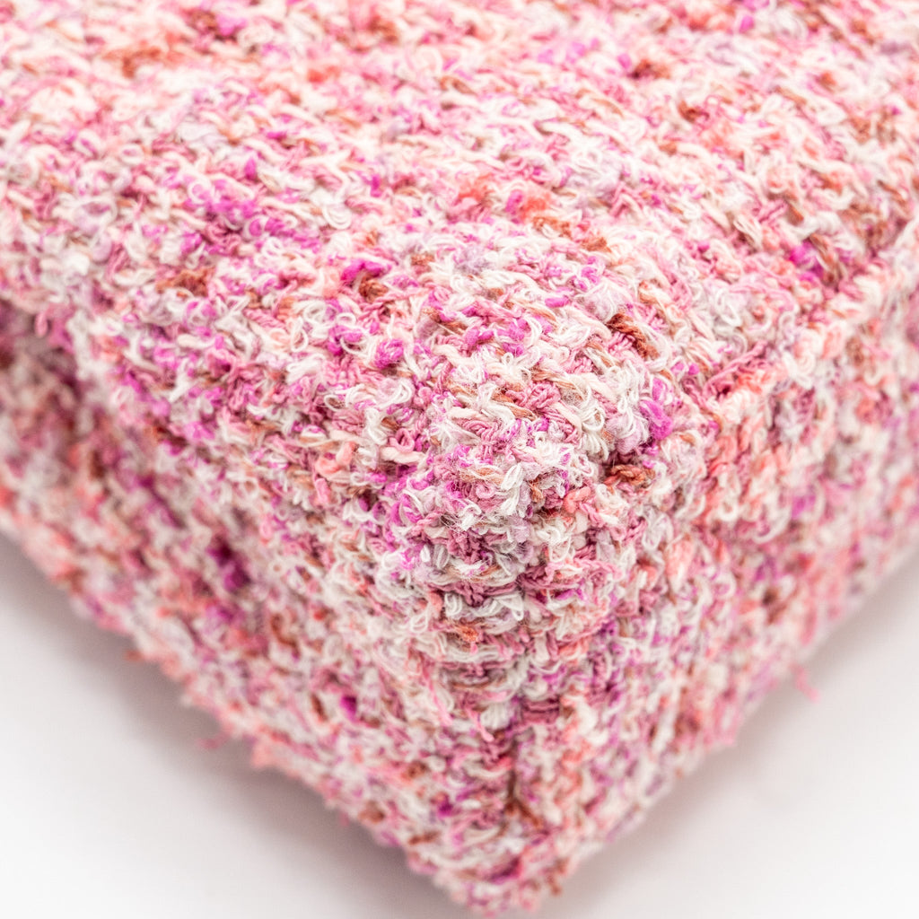 CHANEL 24P MINI KELLY/SHOPPING TOTE TWEED PINK/MULTICOLOUR GHW (MICROCHIP)