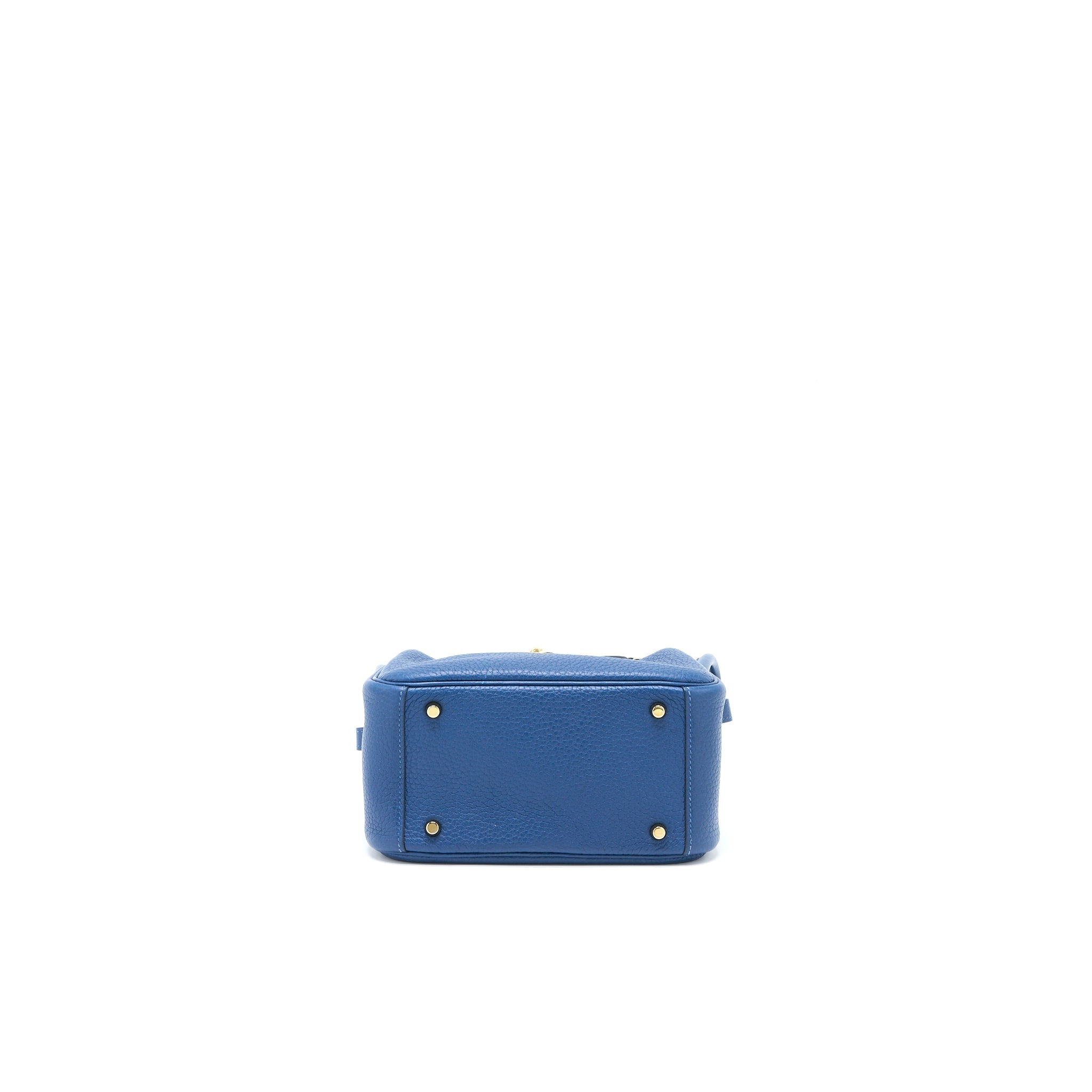 HERMES MINI LINDY CLEMENCE DEEP BLUE GHW