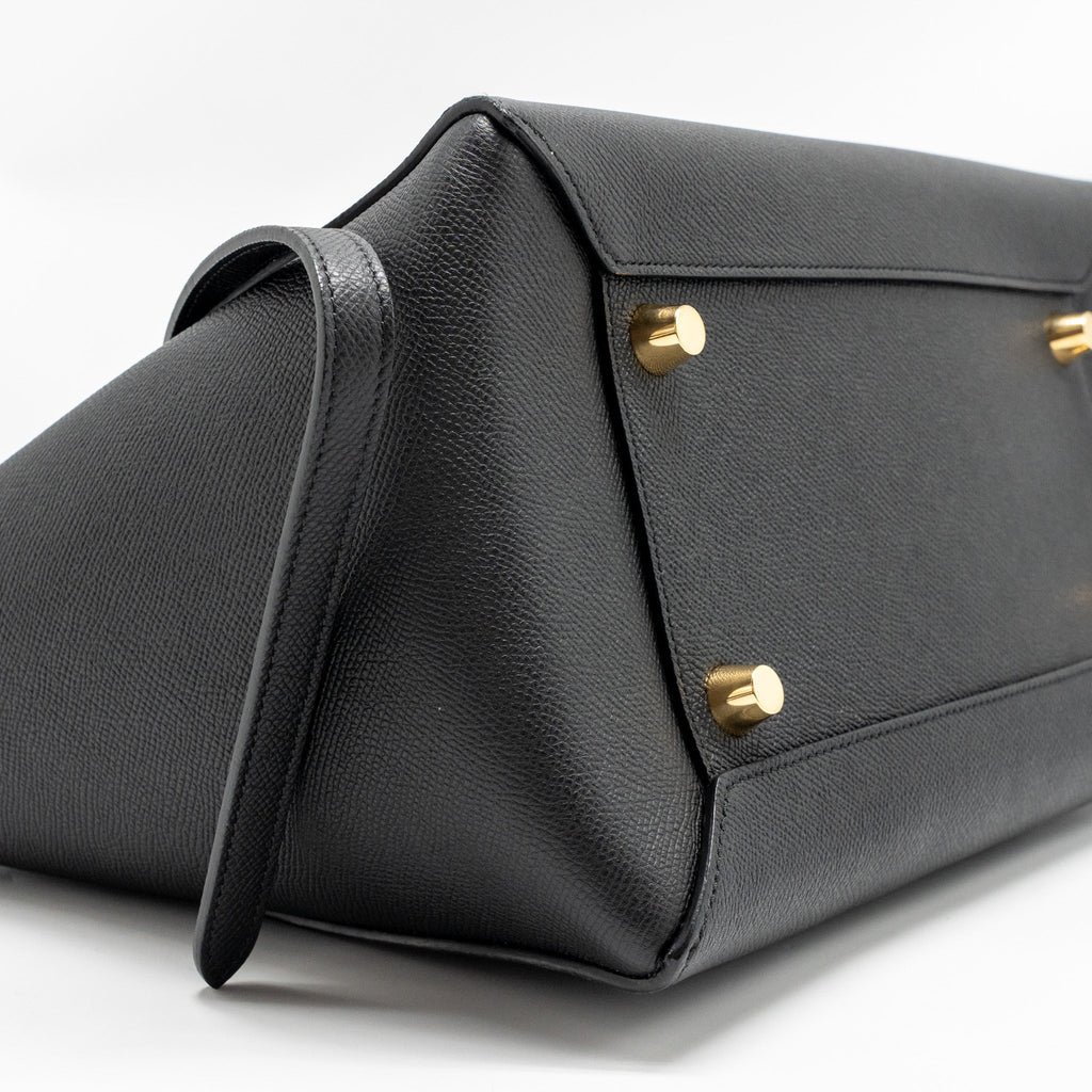 CELINE MINI BELT BAG CALFSKIN BLACK GHW