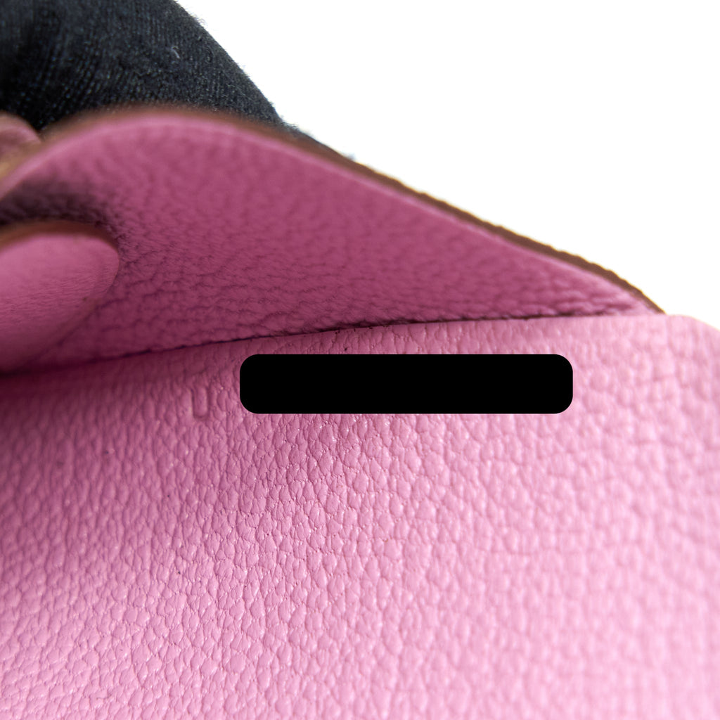 HERMES CALVI DUO CARD HOLDER CHEVRE MYSORE QUEBRACHO/MAUVE SYLVESTRE SHW