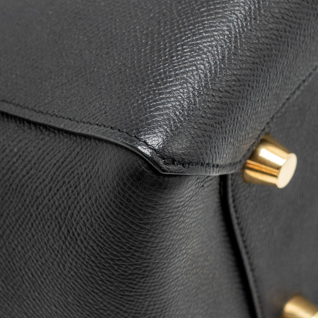 CELINE MINI BELT BAG CALFSKIN BLACK GHW
