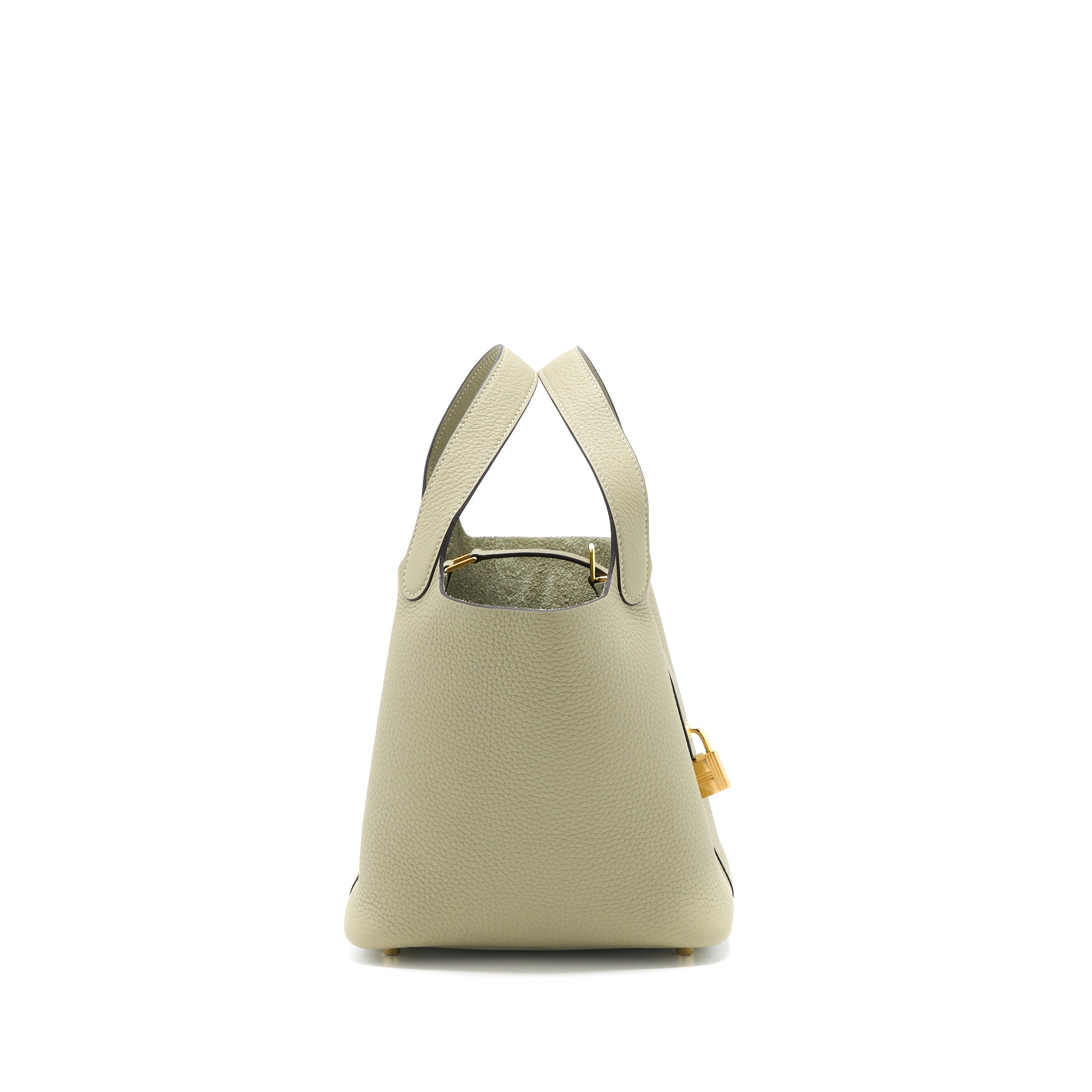 HERMES PICOTIN 18 LOCK BAG CLEMENCE SAUGE GHW