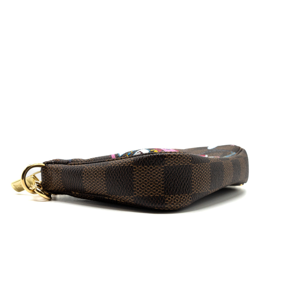 LOUIS VUITTON MINI POCHETTE ACCESSORIES CHRISTMAS LIMITED EDITION MULTICOLOR GHW