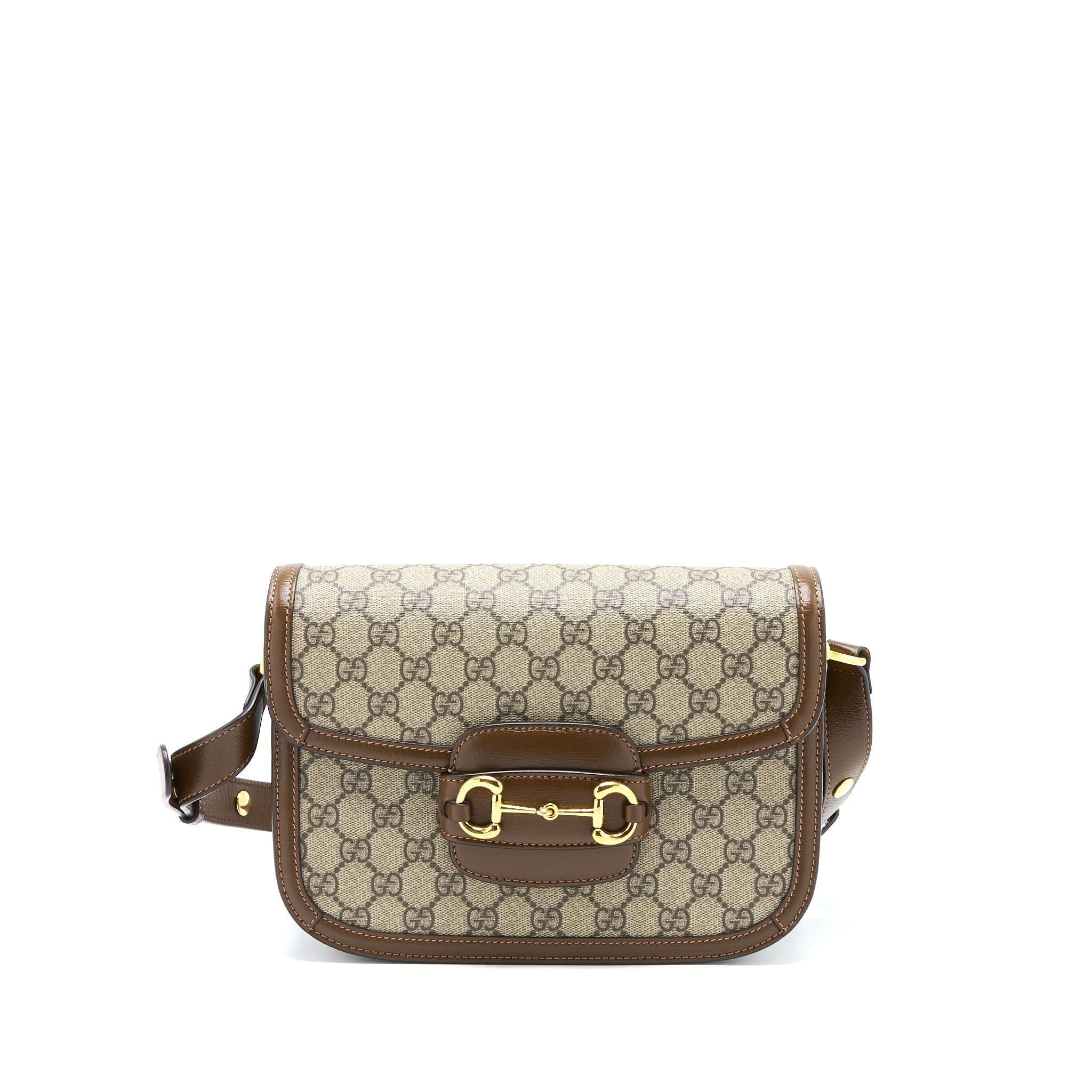 GUCCI HORSEBIT 1955 BAG GG SUPREME CANVAS GHW