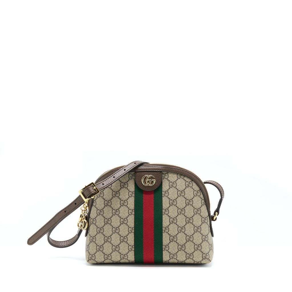 GUCCI OPHIDIA GG SUPREME CANVAS SHOULDER BAG GHW