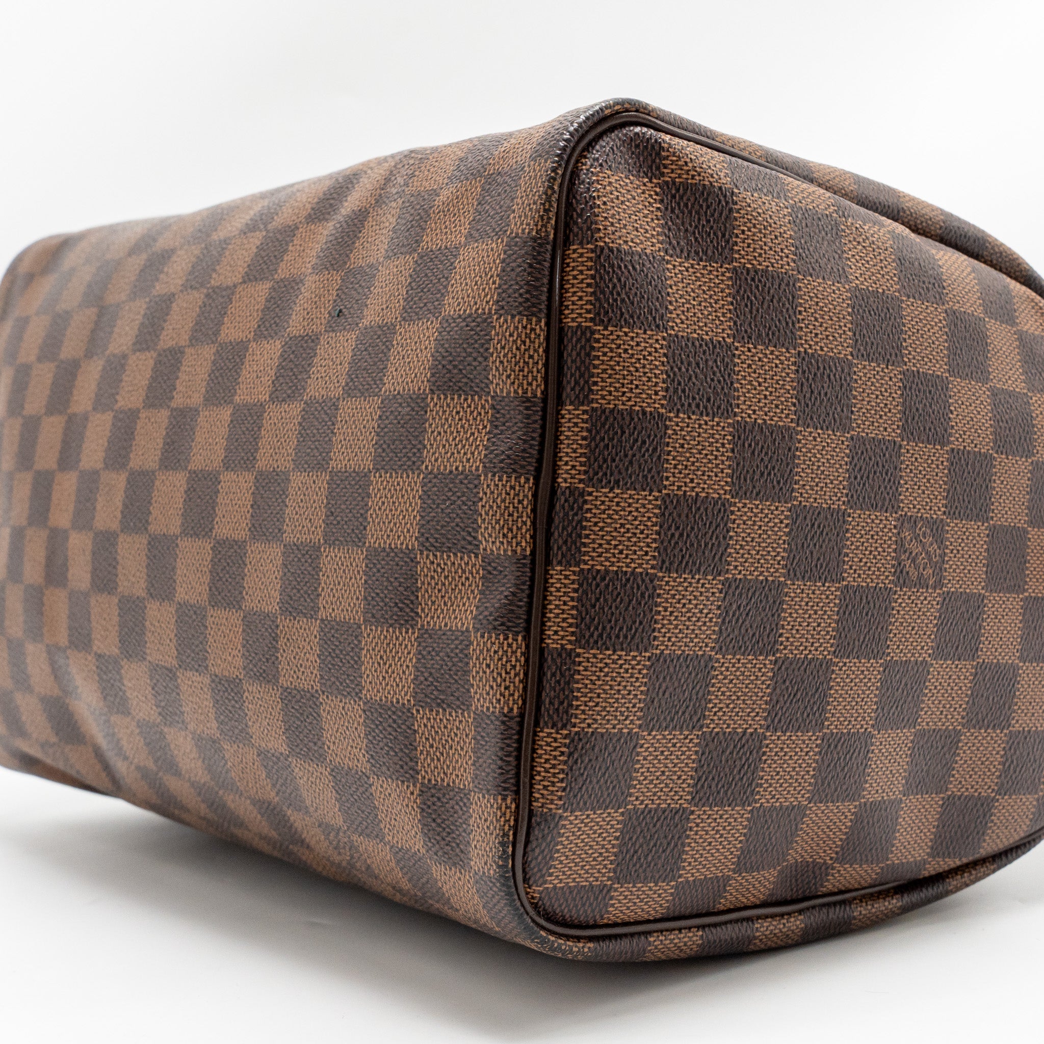 LOUIS VUITTON SPEEDY 30 DAMIER EBENE CANVAS GHW