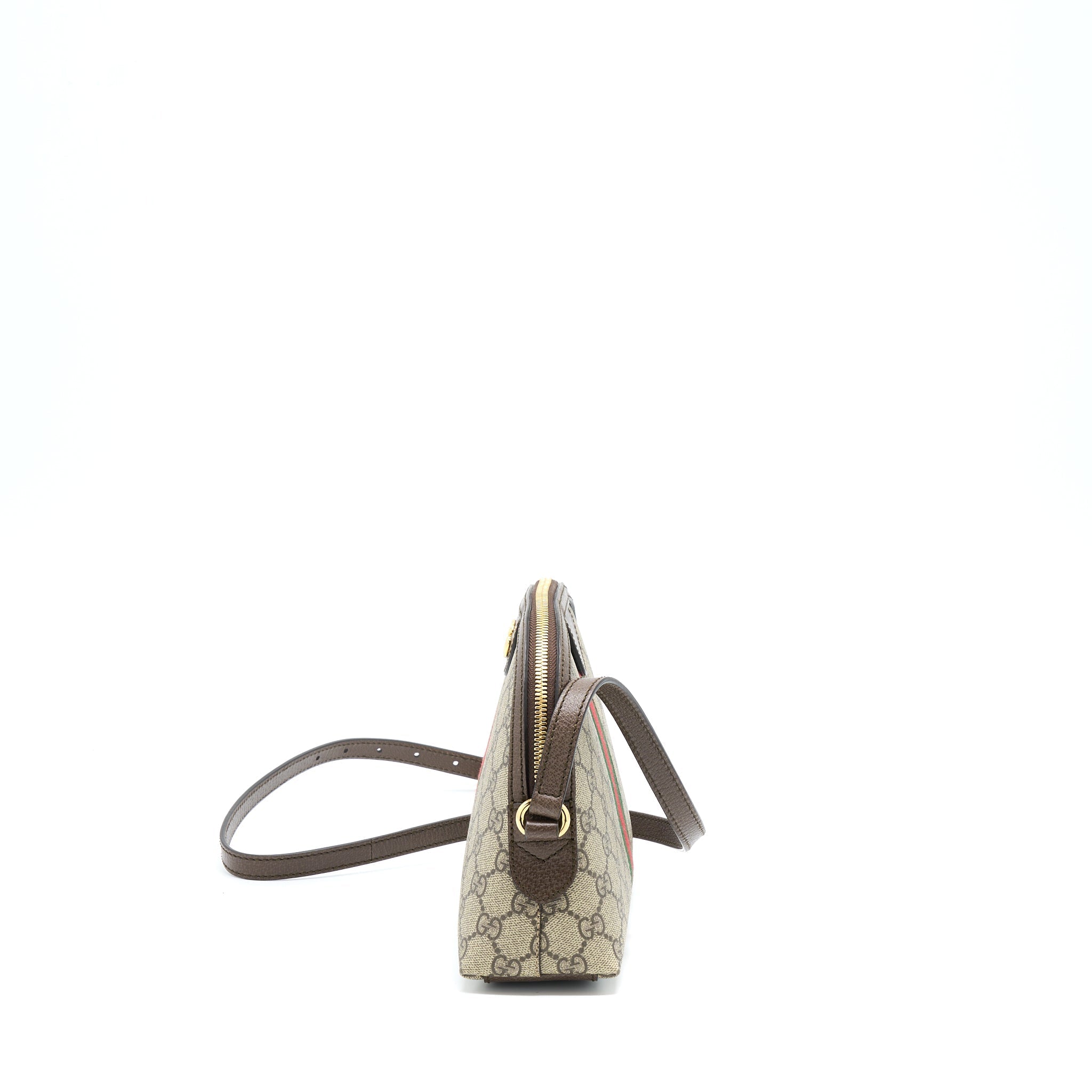 GUCCI OPHIDIA GG SUPREME CANVAS SHOULDER BAG GHW