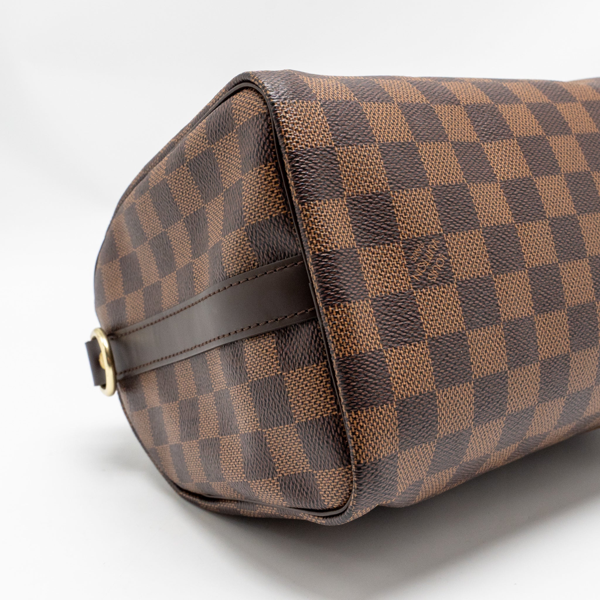 LOUIS VUITTON SPEEDY BANDOULIERE 25 DAMIER EBENE CANVAS GHW