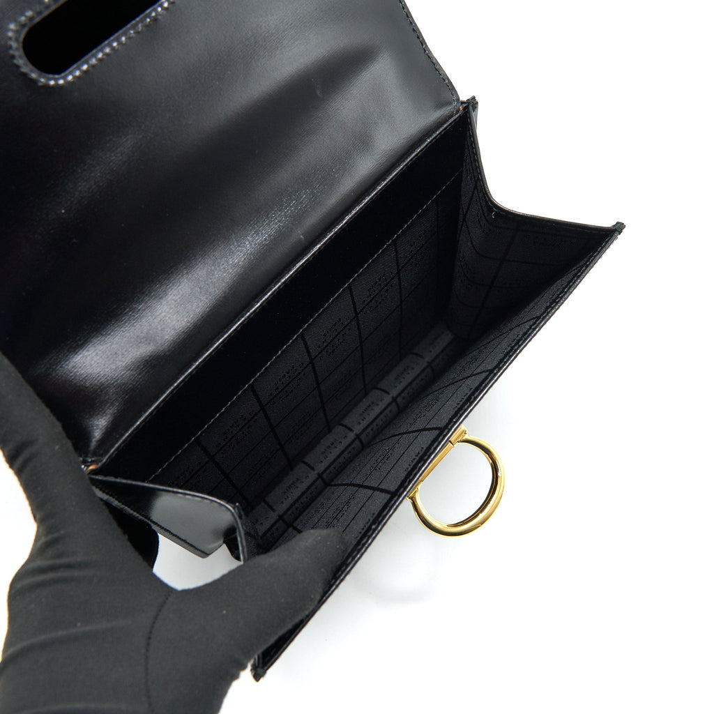 CELINE VINTAGE TOP HANDLE FLAP BAG