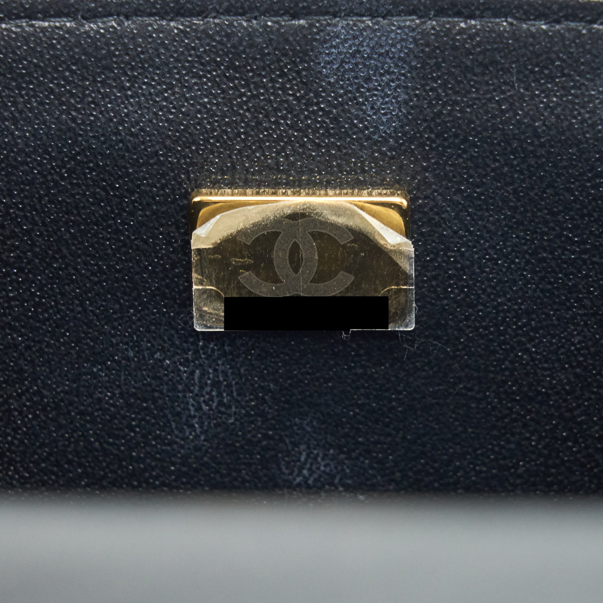 CHANEL TOP HANDLE RECTANGULAR FLAP BAG LAMBSKIN GHW