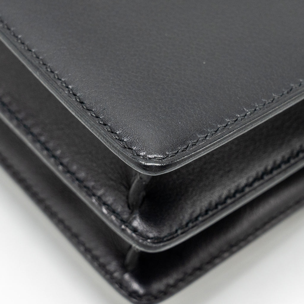 HERMES MINI ROULIS SWIFT BLACK SHW