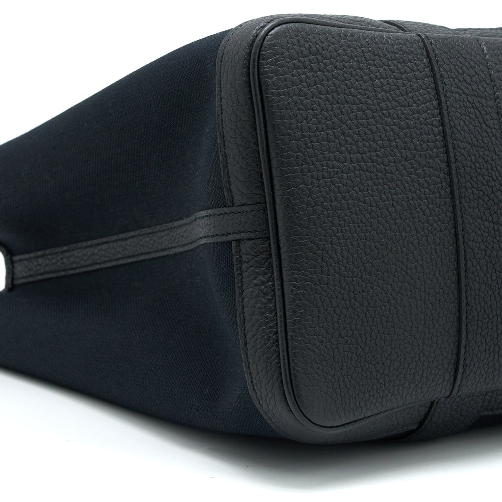 HERMES GARDEN PARTY 36 NEGONDA/CANVAS BLACK SHW