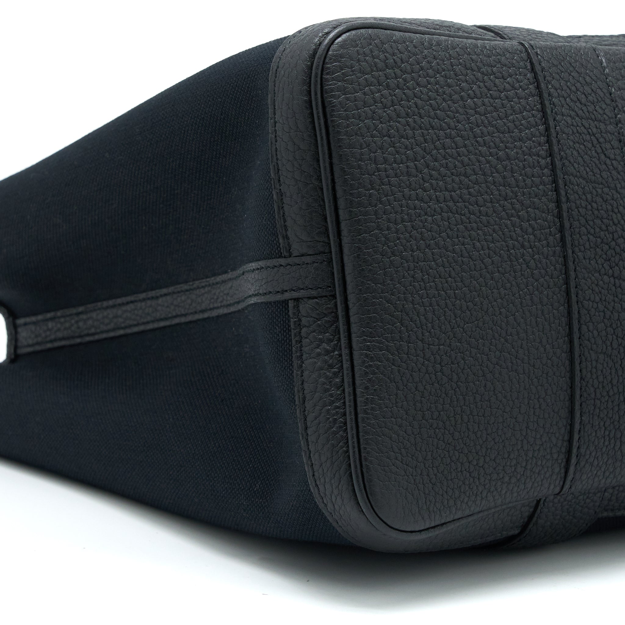 HERMES GARDEN PARTY 36 NEGONDA/CANVAS BLACK SHW