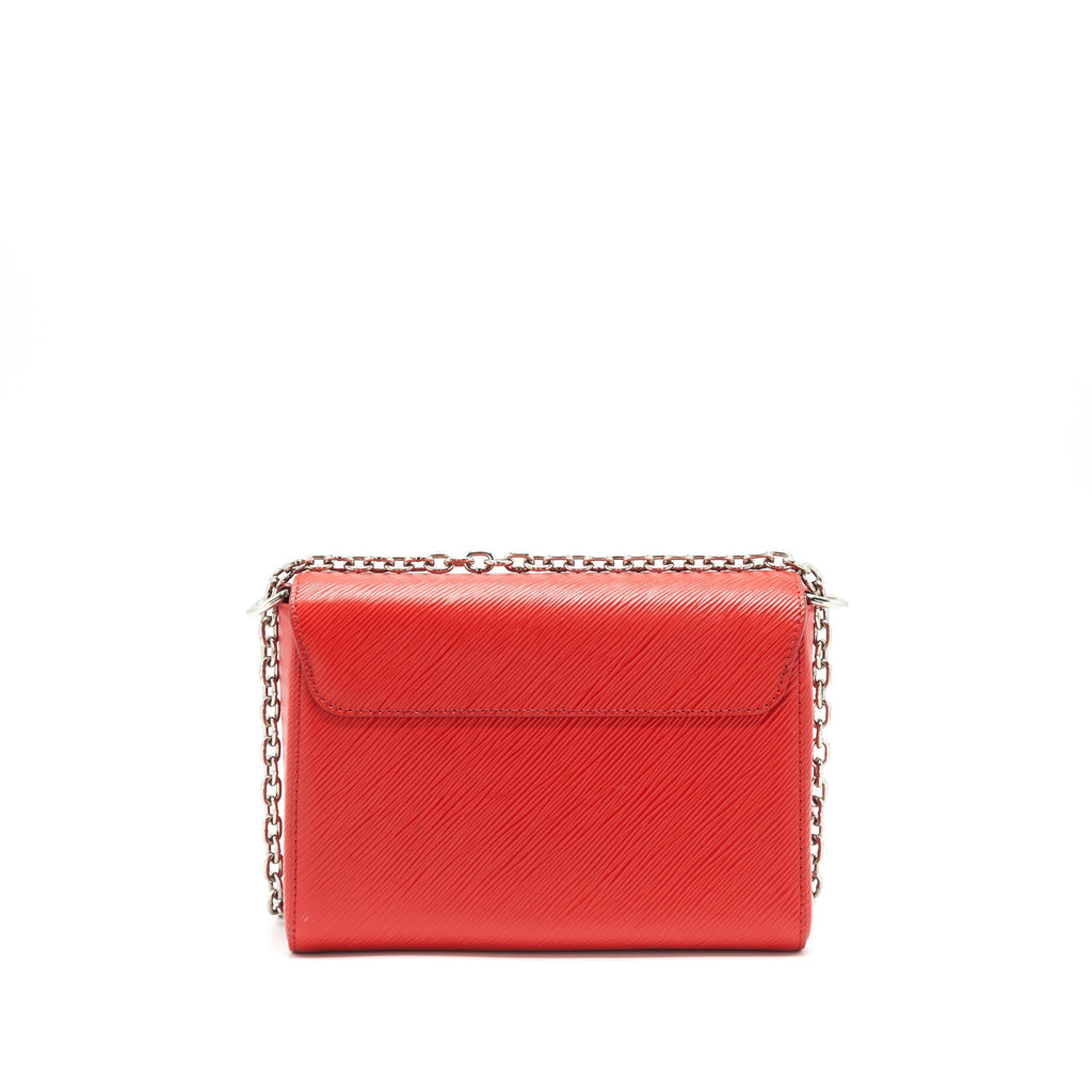 LOUIS VUITTON TWIST BAG MM RED SHW