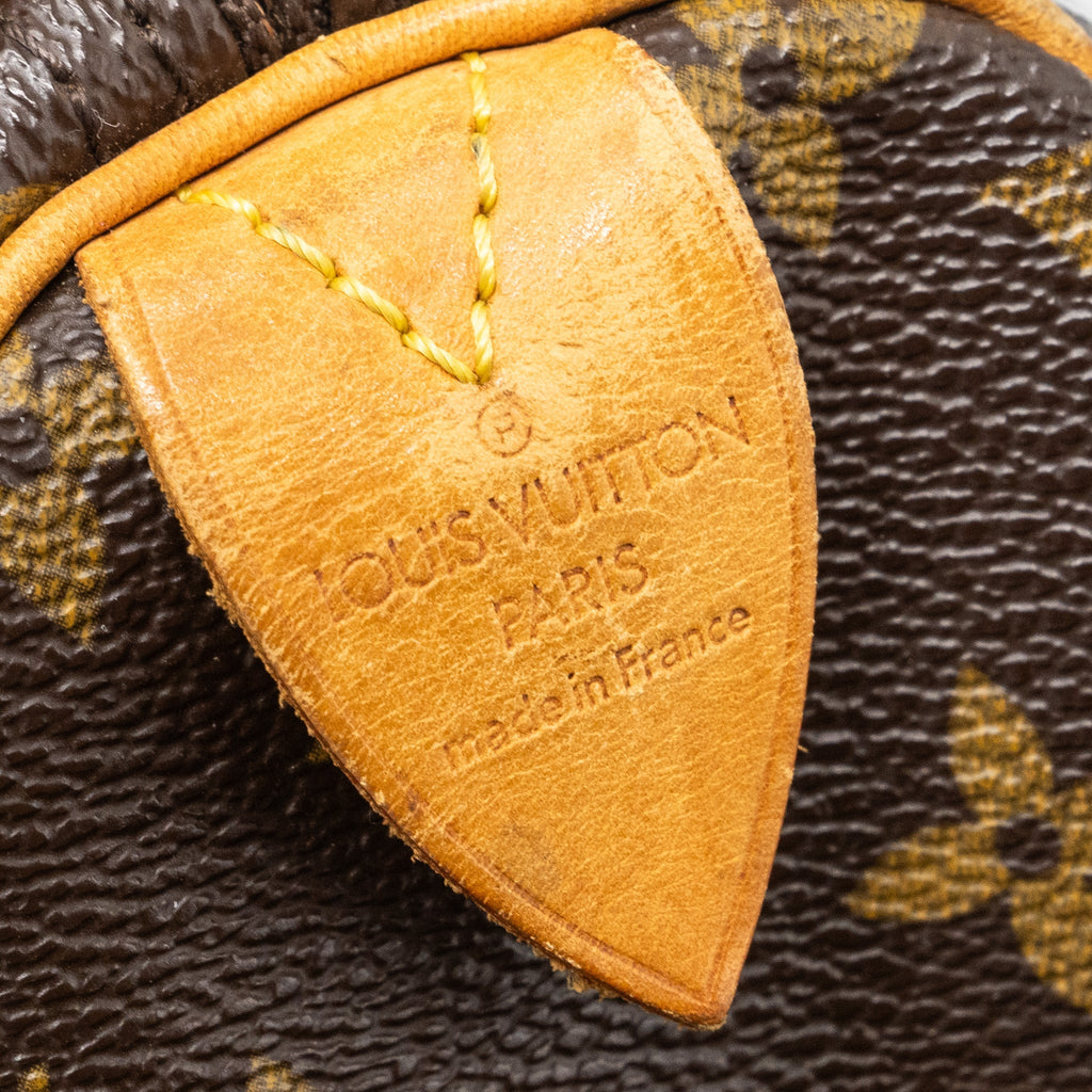 LOUIS VUITTON SPEEDY 30 MONOGRAM CANVAS GHW
