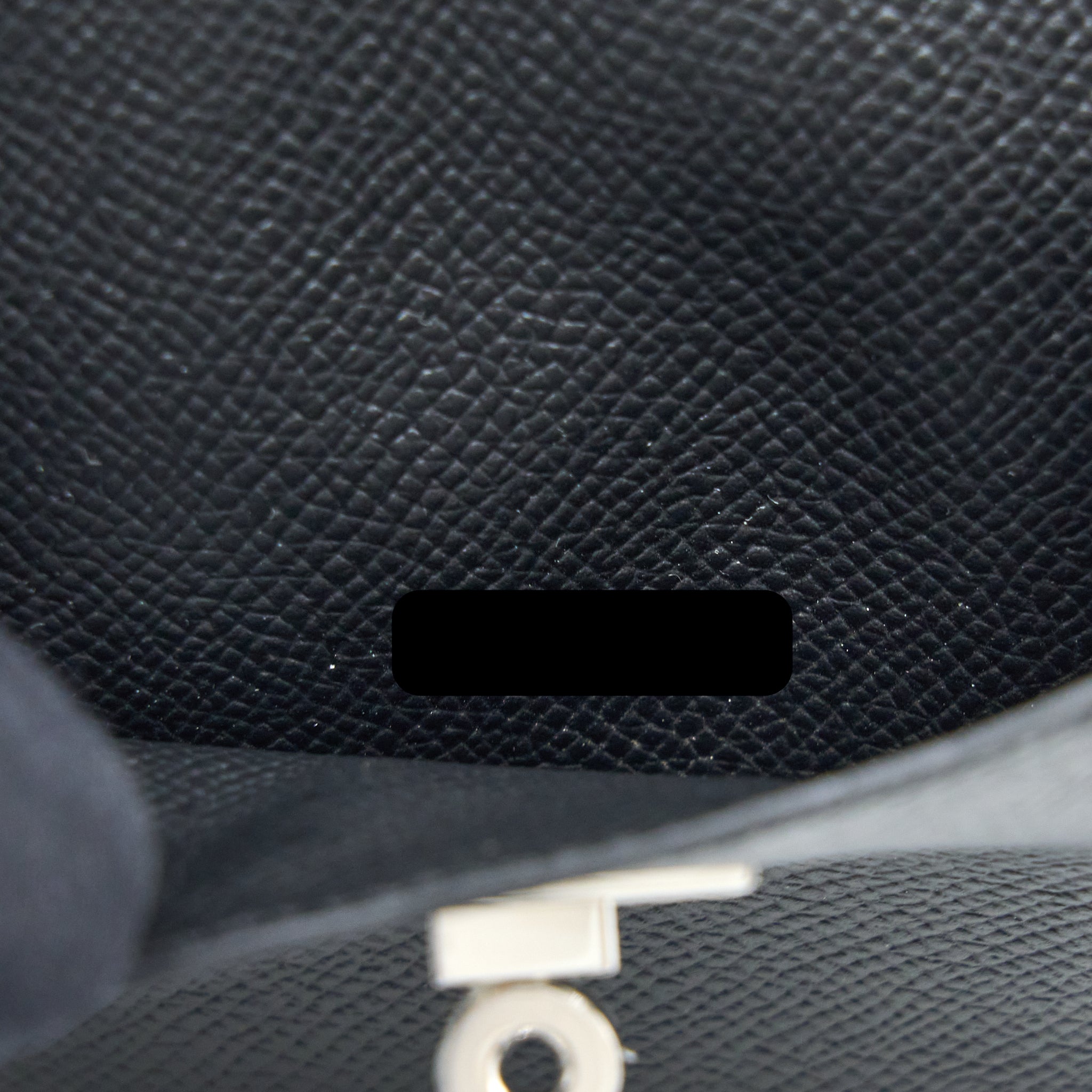 HERMES KELLY POCKET COMPACT EPSOM BLACK SHW
